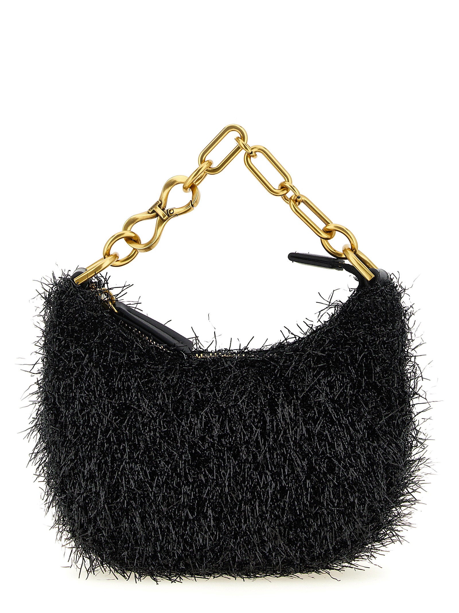 Twin Set Mini Croissant Handbag – 100% polyester
