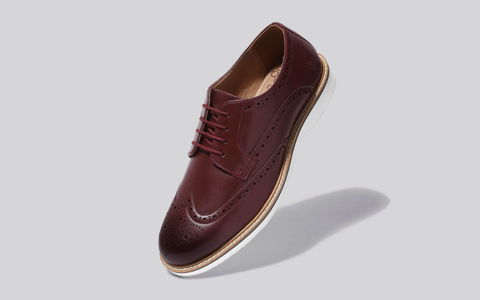 Neeman's Luxe Brogues : Burgundy - view 8
