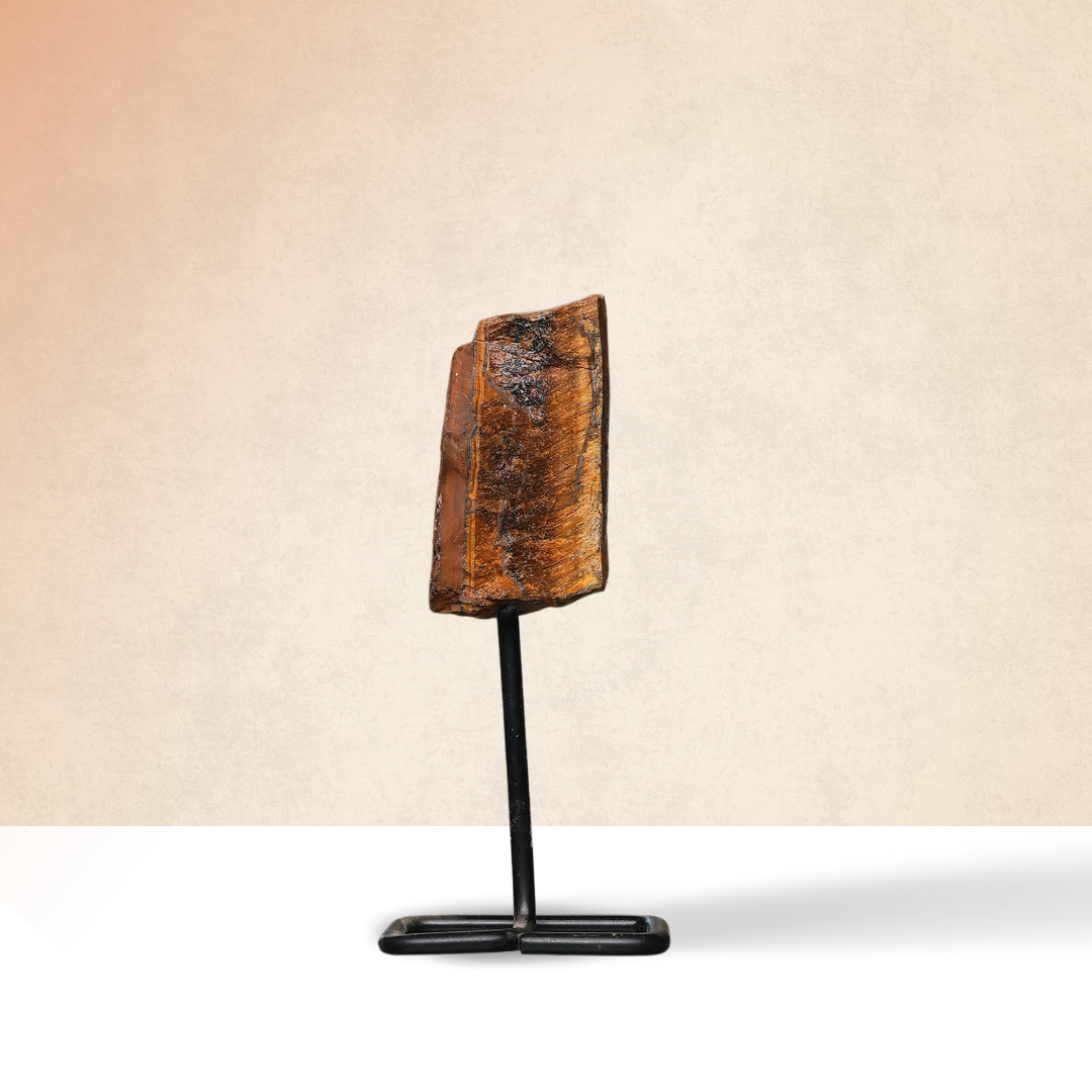 Gemsmantra Tiger Eye Raw Stone Stand