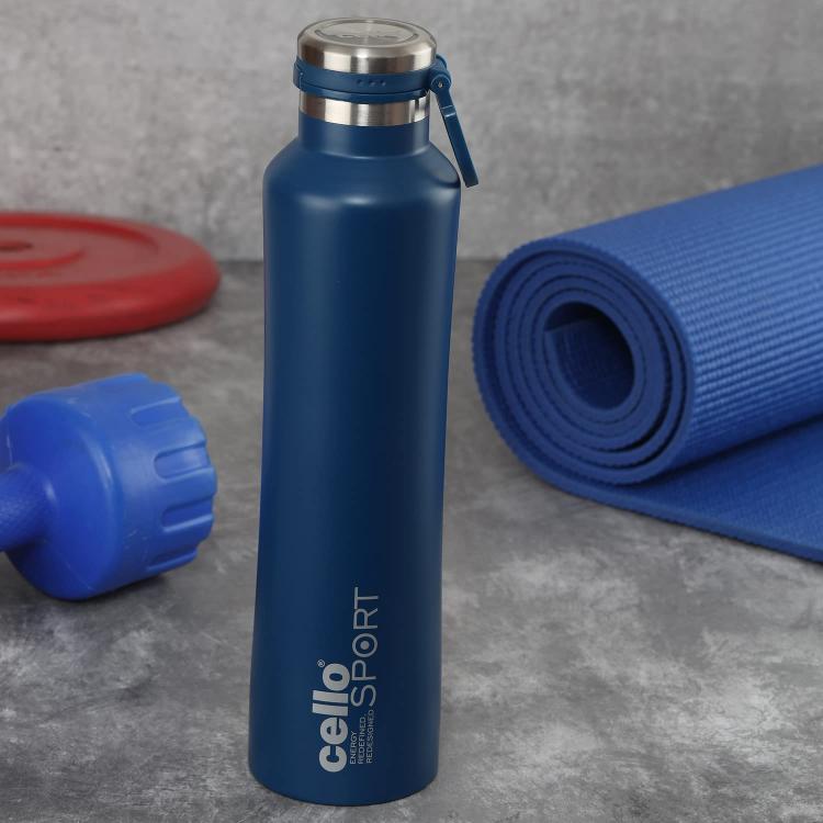 Cello Duro One Touch Flask, Vacusteel Water Bottle - view 2