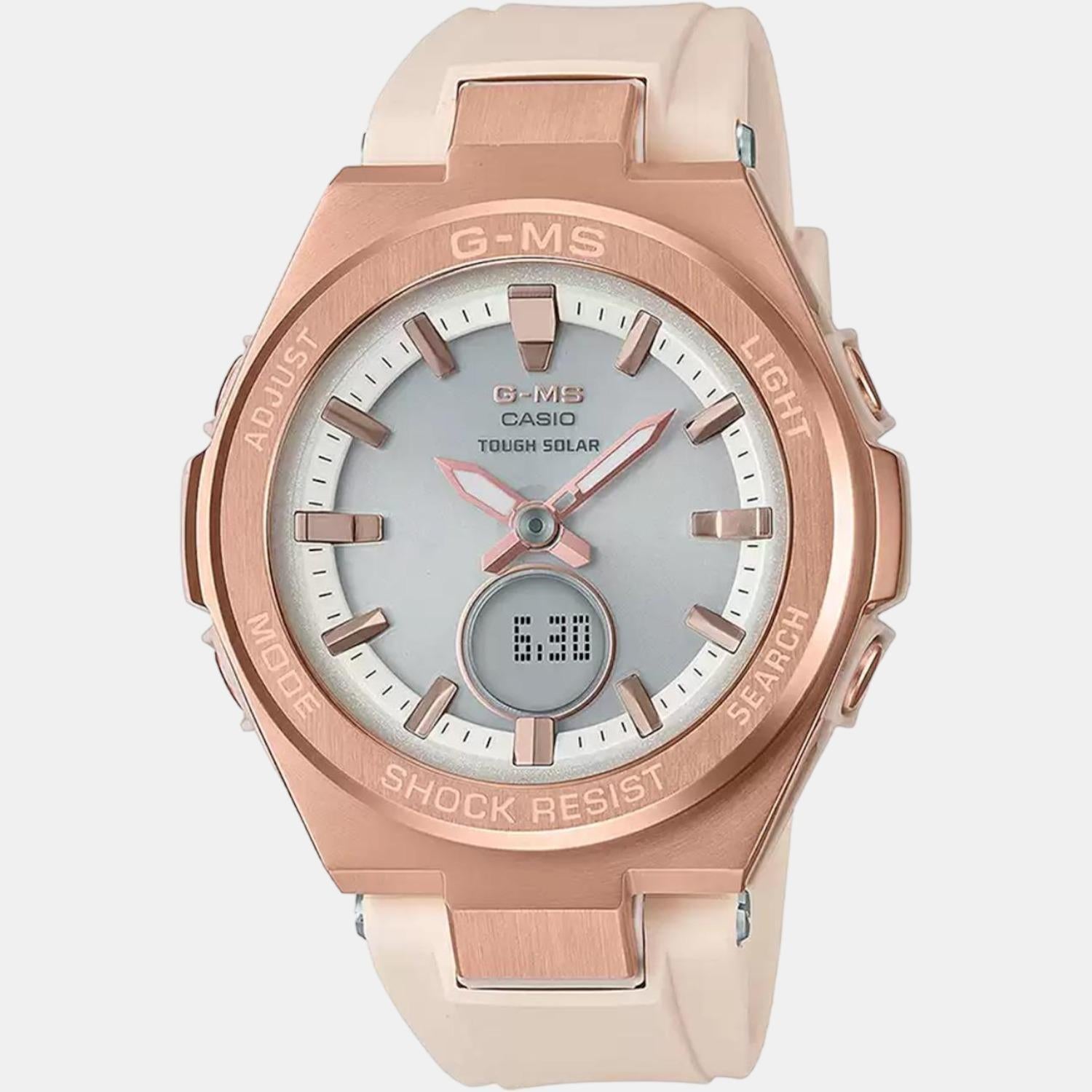 Casio Baby-G Women Quartz Rose Gold Dial Analog-Digital Resin Watch B216 - view 2