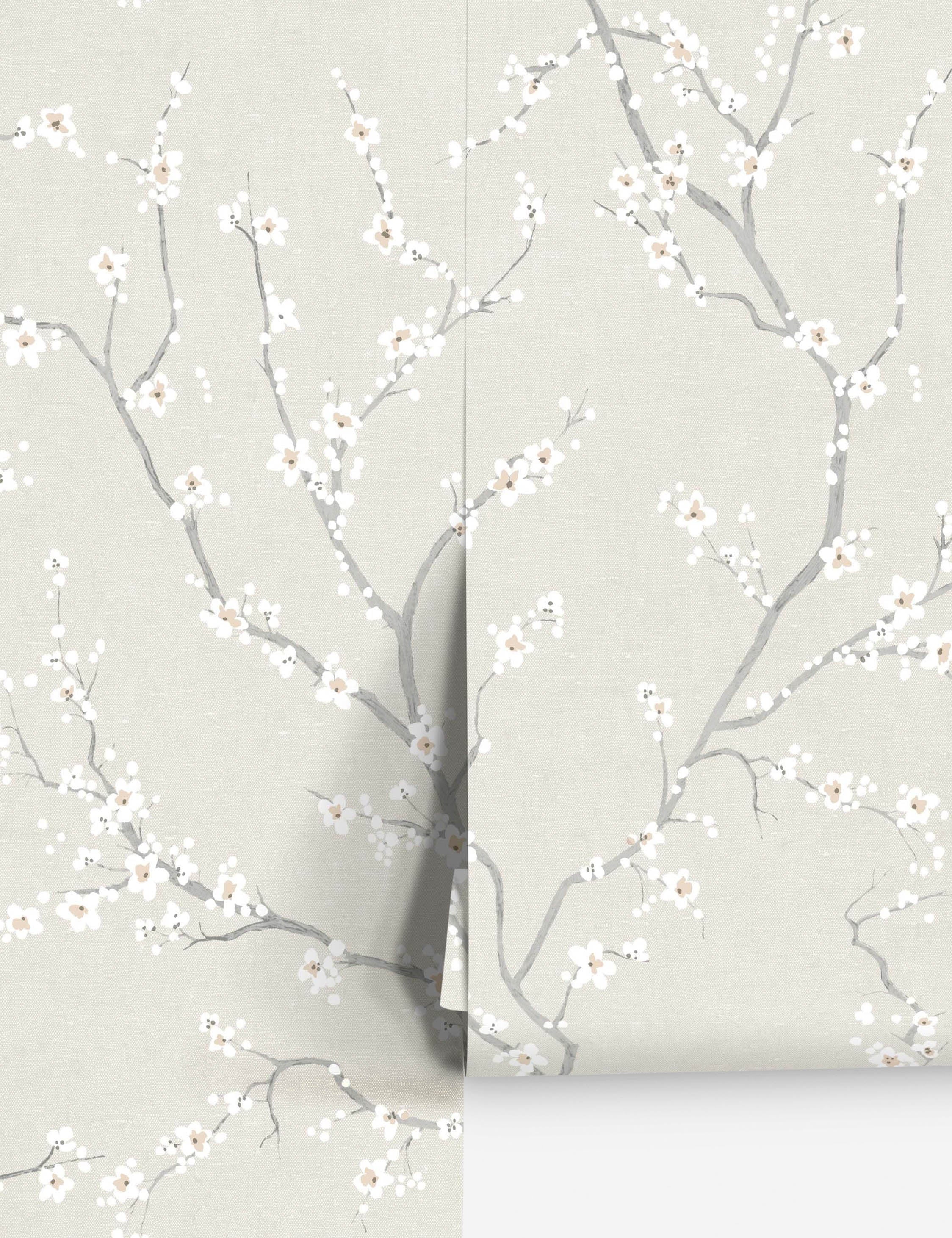 Lulu and Georgia Cherry Blossom Peel + Stick Wallpaper