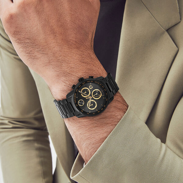 Movado Bold Verso Black Dial Men 44mm - view 3