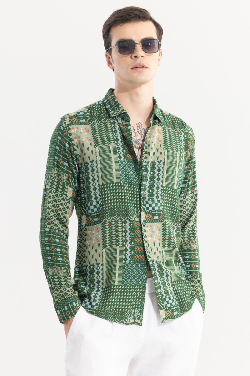 SNITCH Mixtape Green Shirt