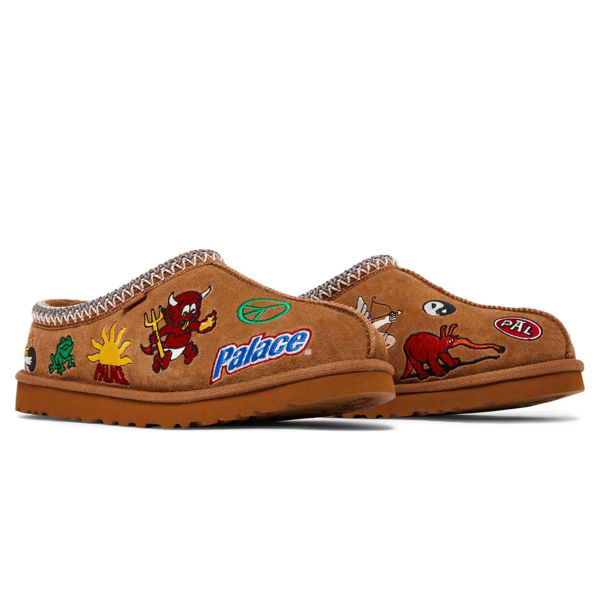 Palace x UGG Tasman Chestnut Slippers – Brown - view 2