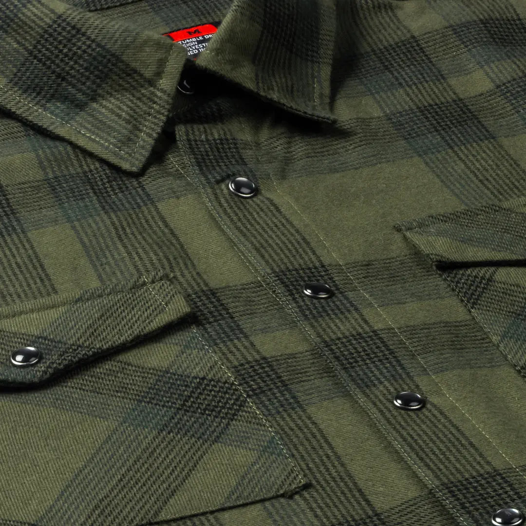 Radial Amperage Flannel – Olive