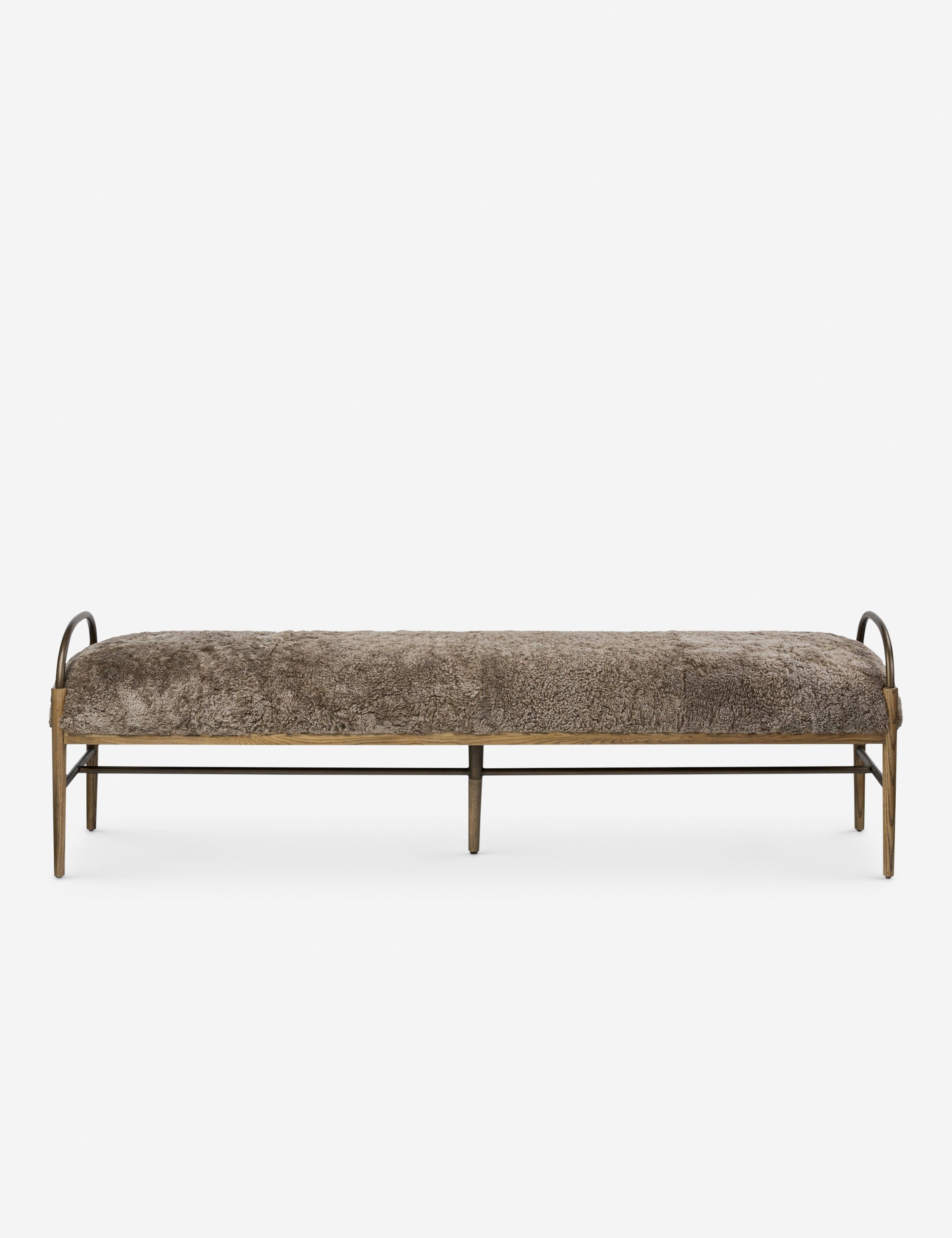 Lulu and Georgia Demi Bench by Amber Lewis x Four Hands - view 2