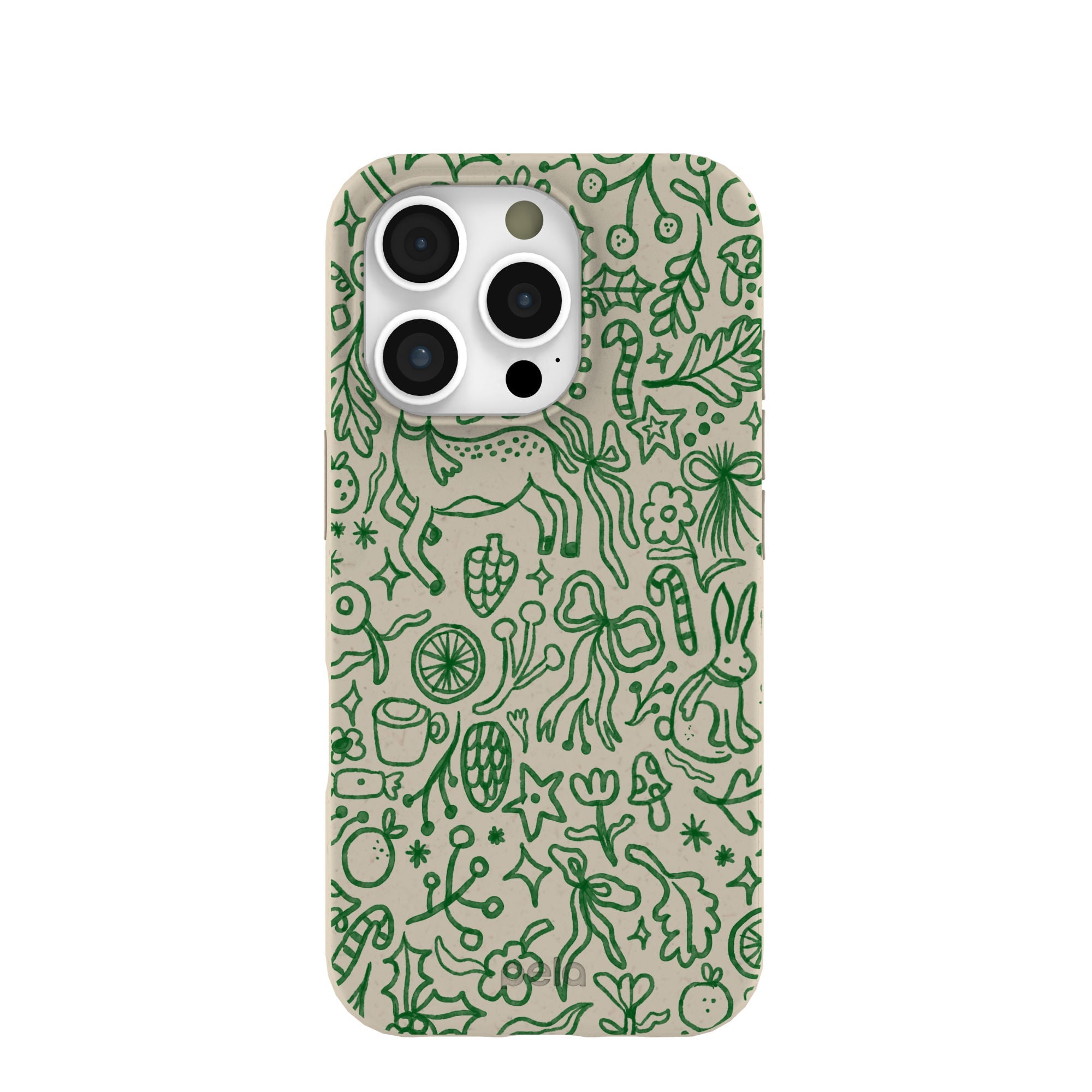 Pela Case London Fog Cozy Woodland iPhone 16 Pro Case