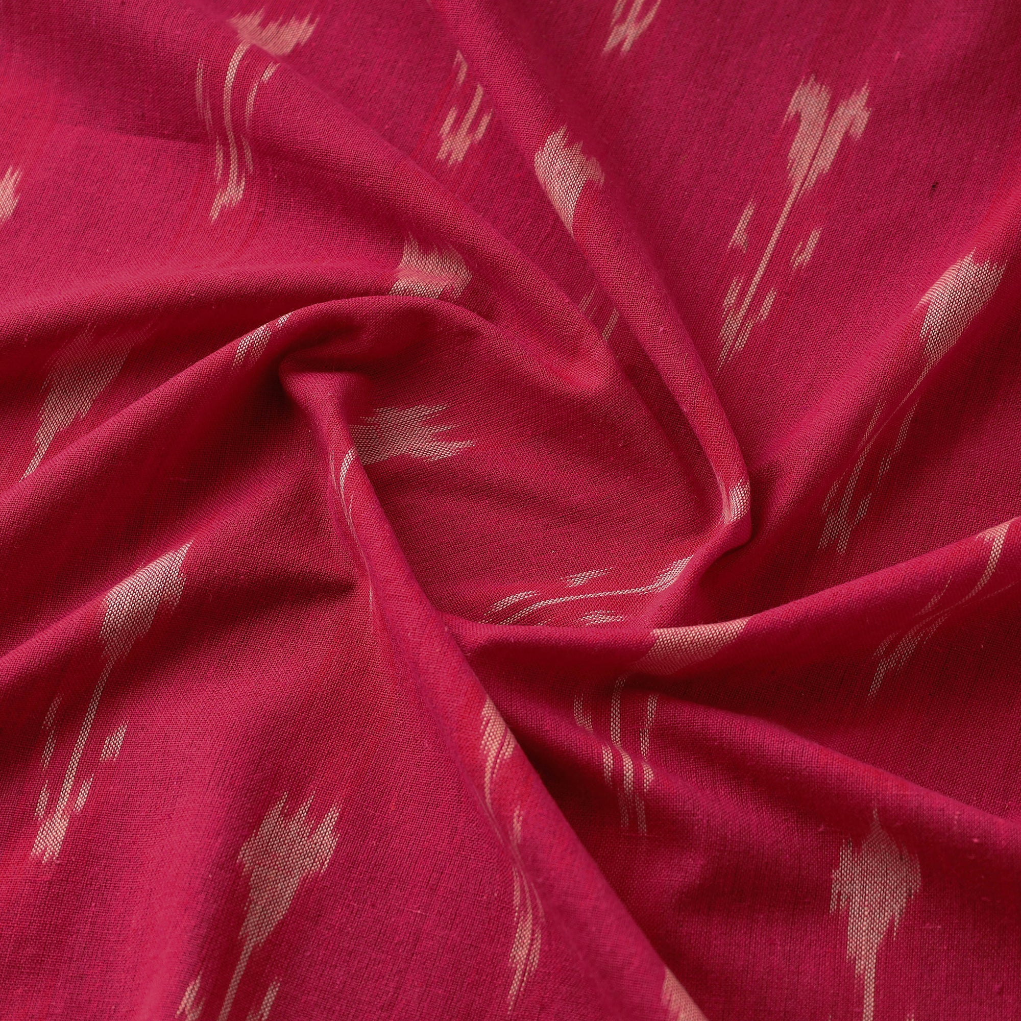 SOUTH KARGHA Pink - Handloom Cotton Pochampally Ikat Fabric 03 - view 4
