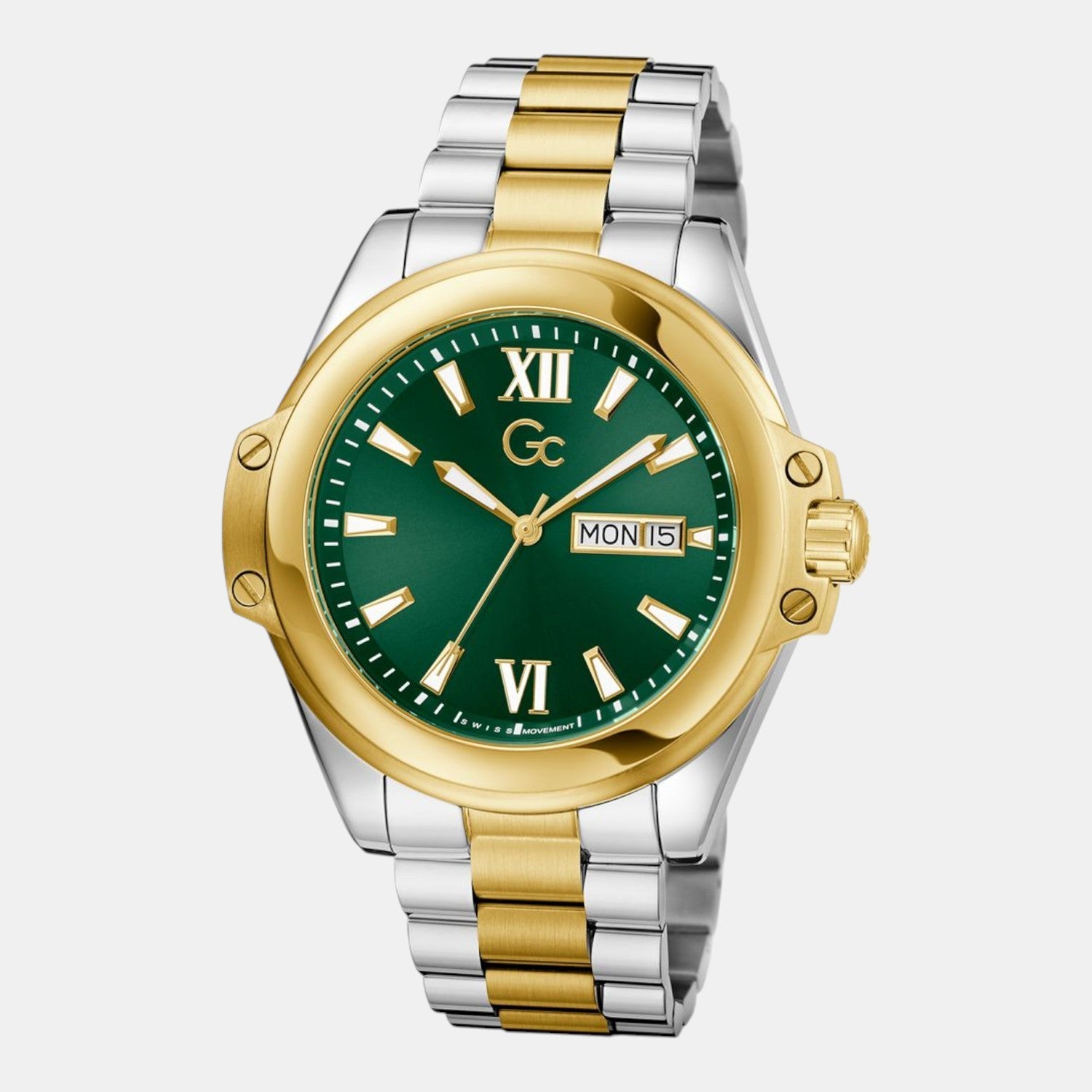 GC Bolt Men Quartz Green Dial Analog Stainless Steel Watch Z60002G9 - view 4