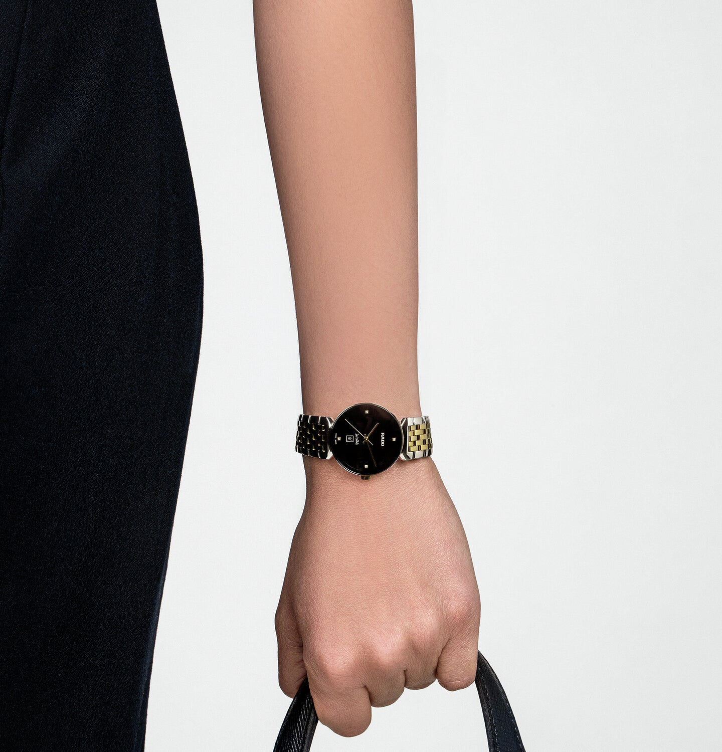 Rado Florence Women Quartz Black Dial Analog Stainless Steel Watch R48913703 - view 5