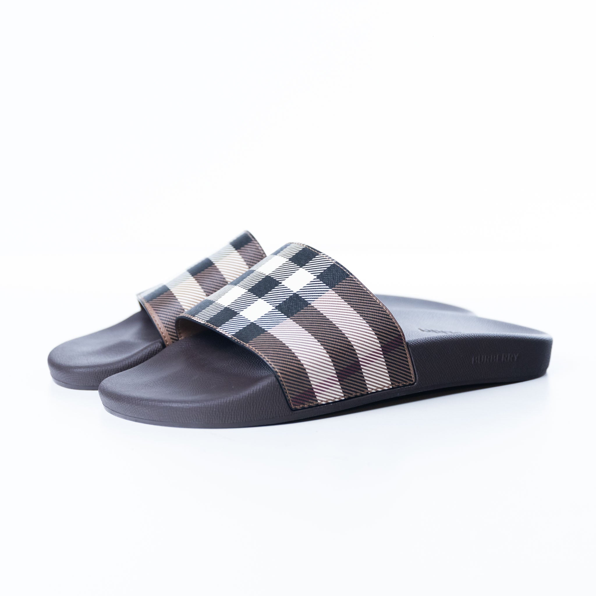 Burberry Brown Love Edition Slides - view 2