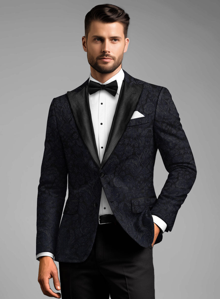 StudioSuits Italian Silk Fioren Tuxedo Blazer - view 2