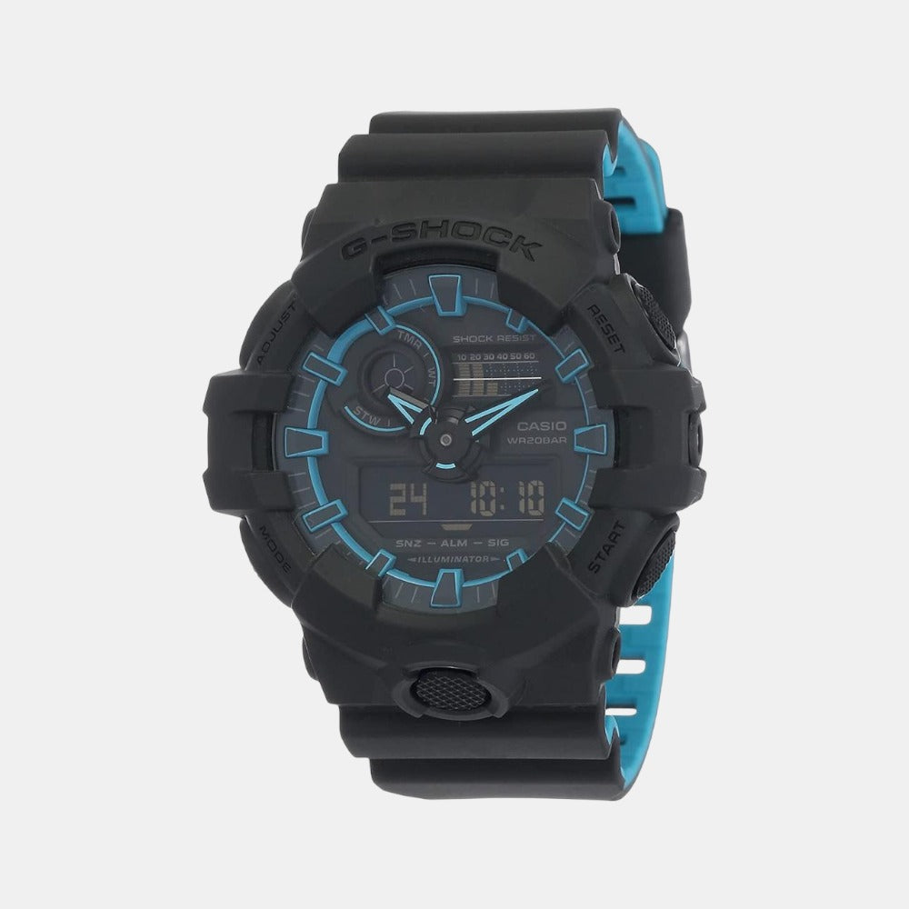 Casio G-Shock Men Quartz Black Dial Analog-Digital Resin Watch G762