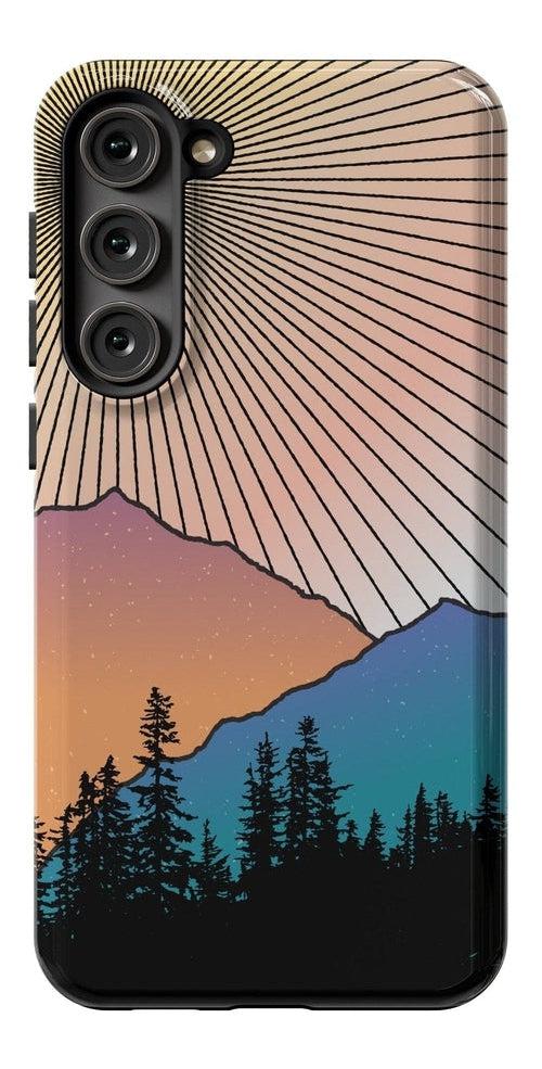 Casetry Golden Hour | Mountain Sunset Samsung Case - view 7