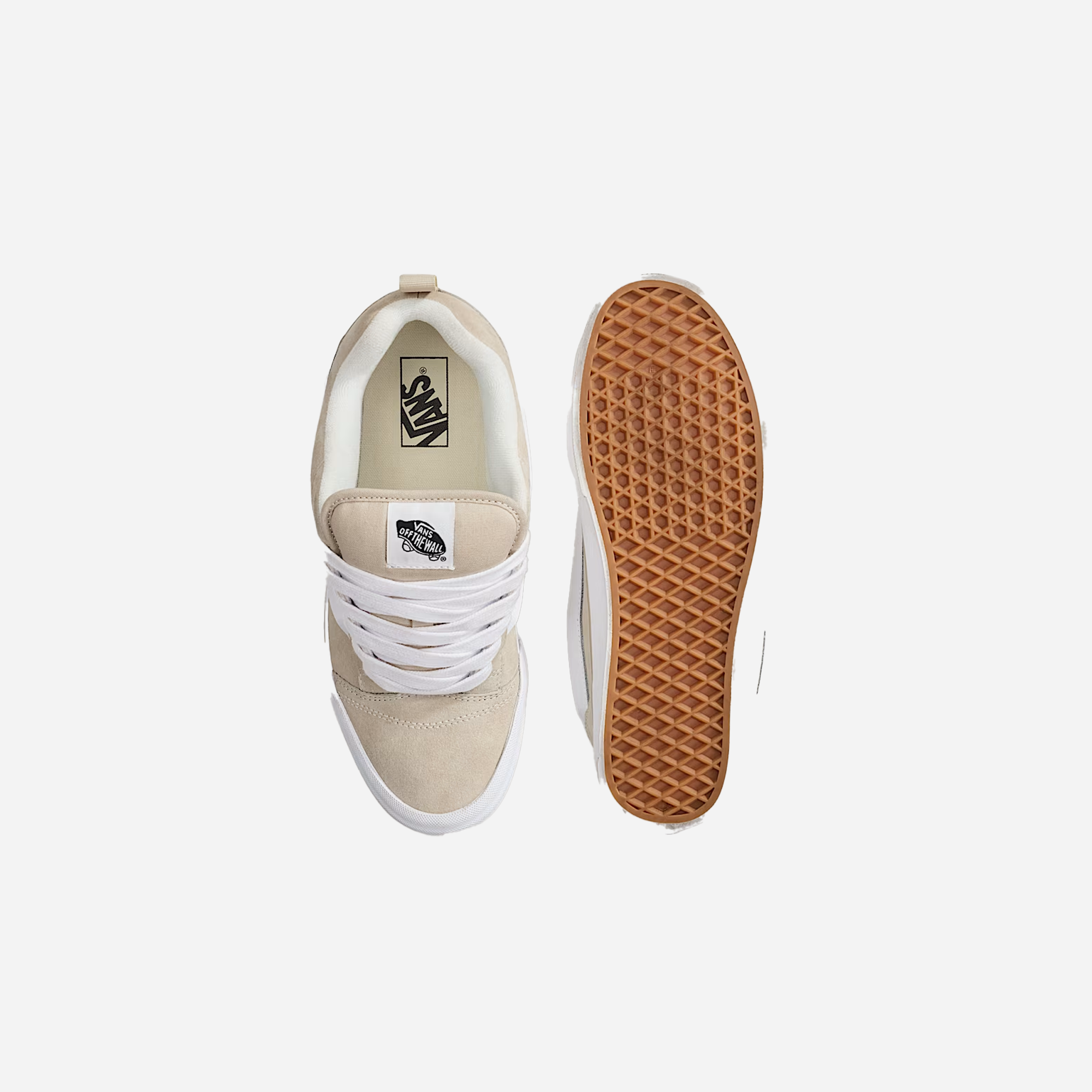 Vans Knu Skool Suede Shoe Neutral Beige - view 3