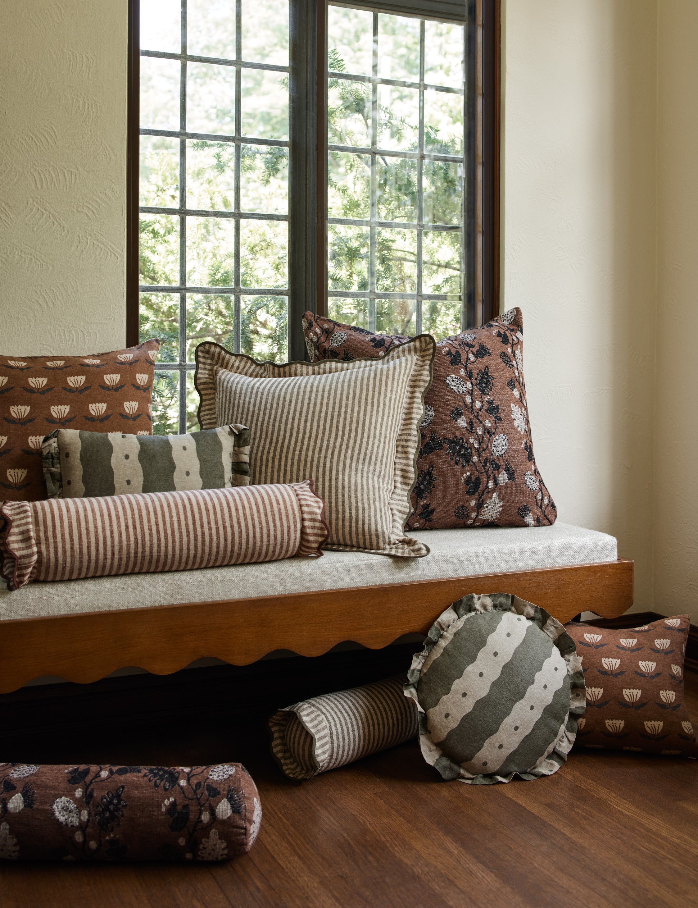 Lulu and Georgia Vini Botanical Jacquard Pillow by Sarah Sherman Samuel - view 2