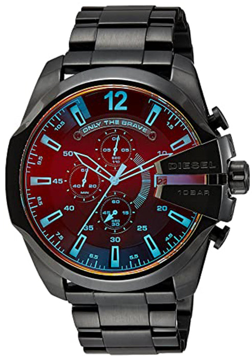 Diesel Mega Chief Red Dial Men 51mm - view 4