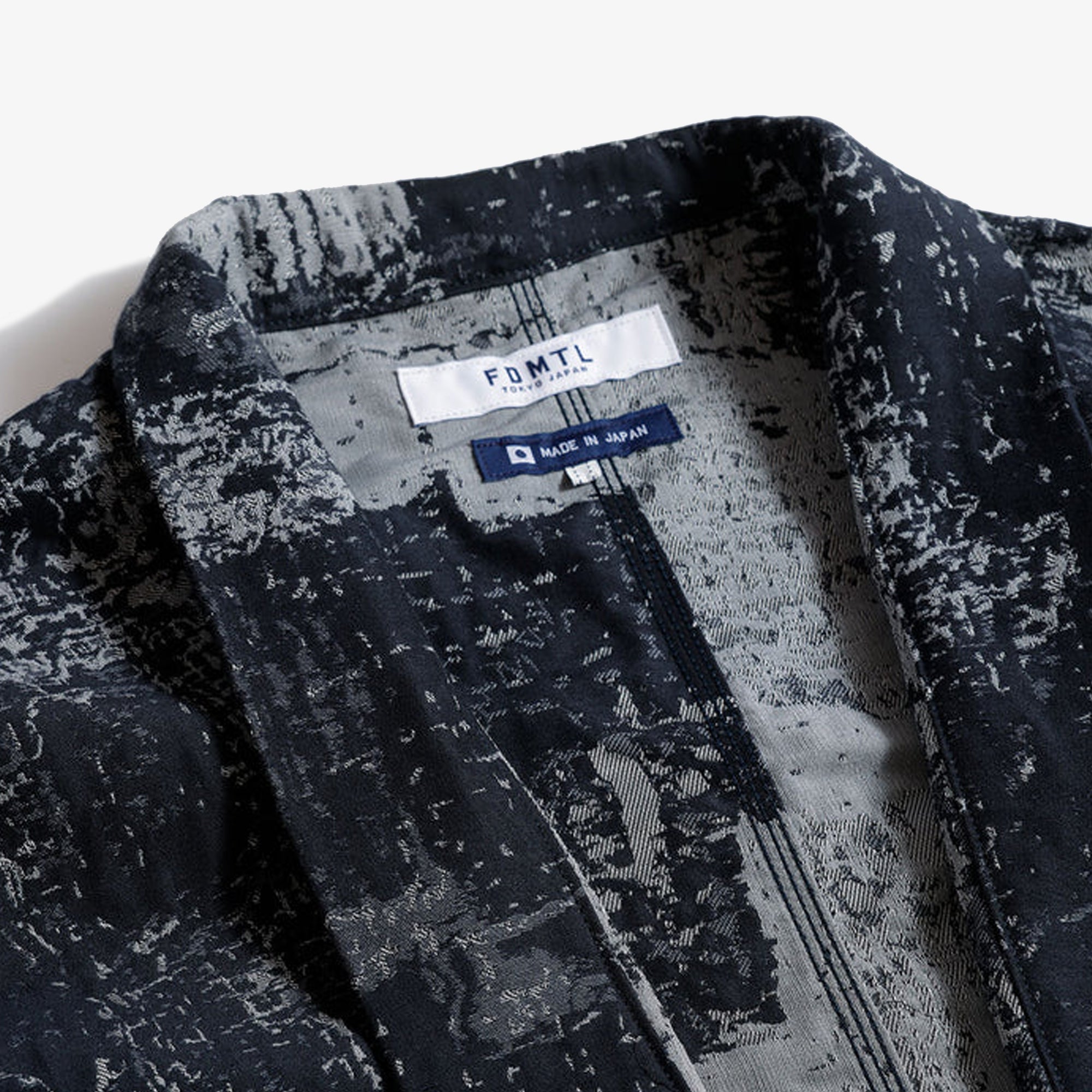 Fdmtl | Boro Haori Jacket { Blue/grey - view 4