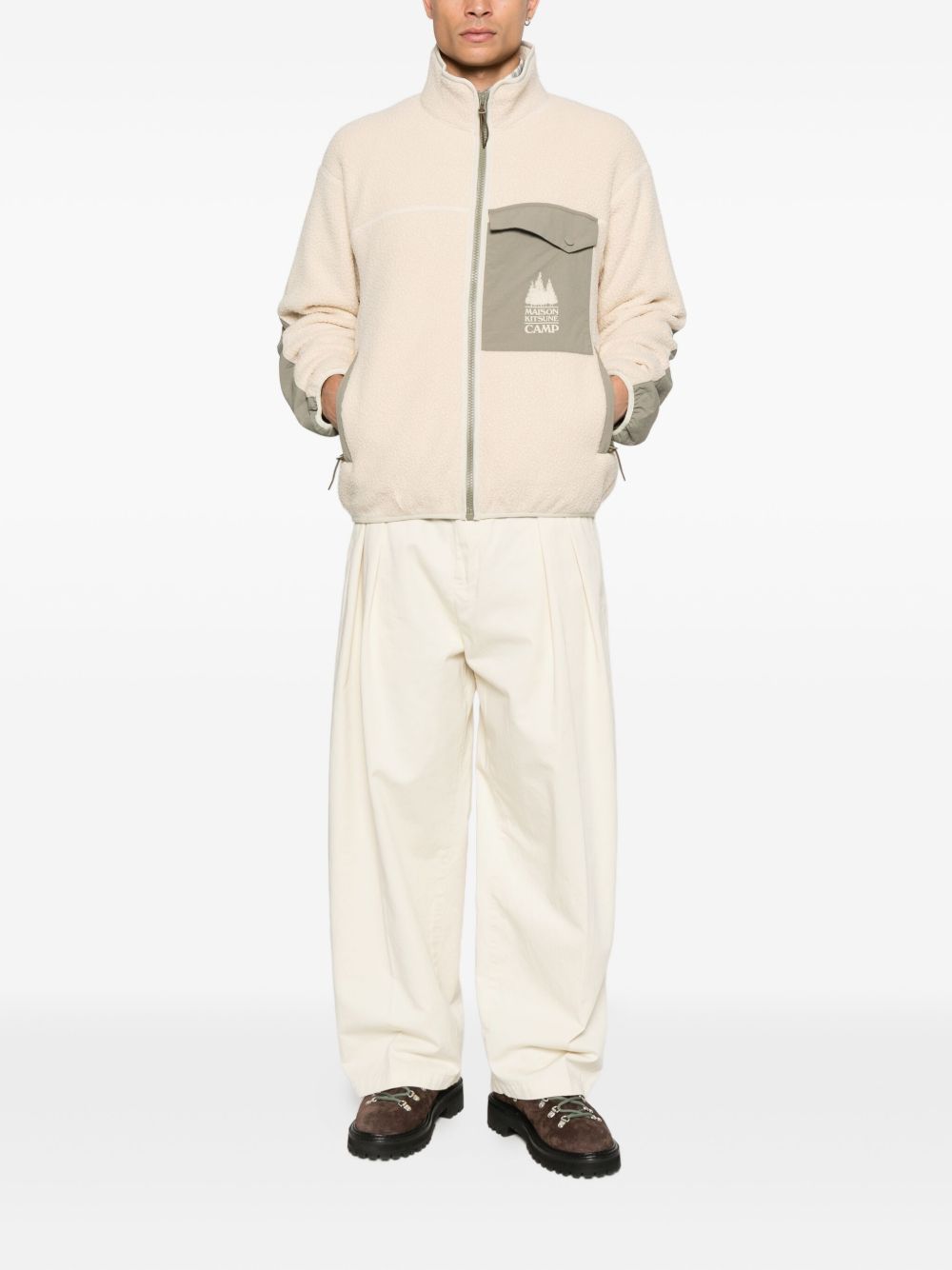 Maison Kitsuné casual fleece jacket – Polyester 100% - view 3