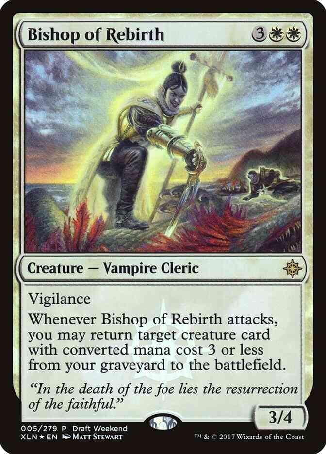 Magic Bishop of Rebirth [5] [Draft Weekend] [Ixalan Promos] [Foil]