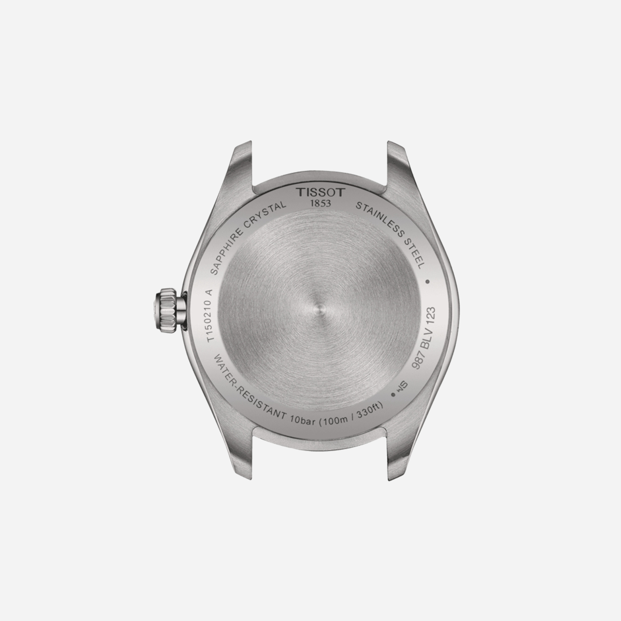 Tissot PR 100 Quartz 34mm White Mother-of-Pearl Dial Grey Stainless Steel Bracelet Watch - view 2