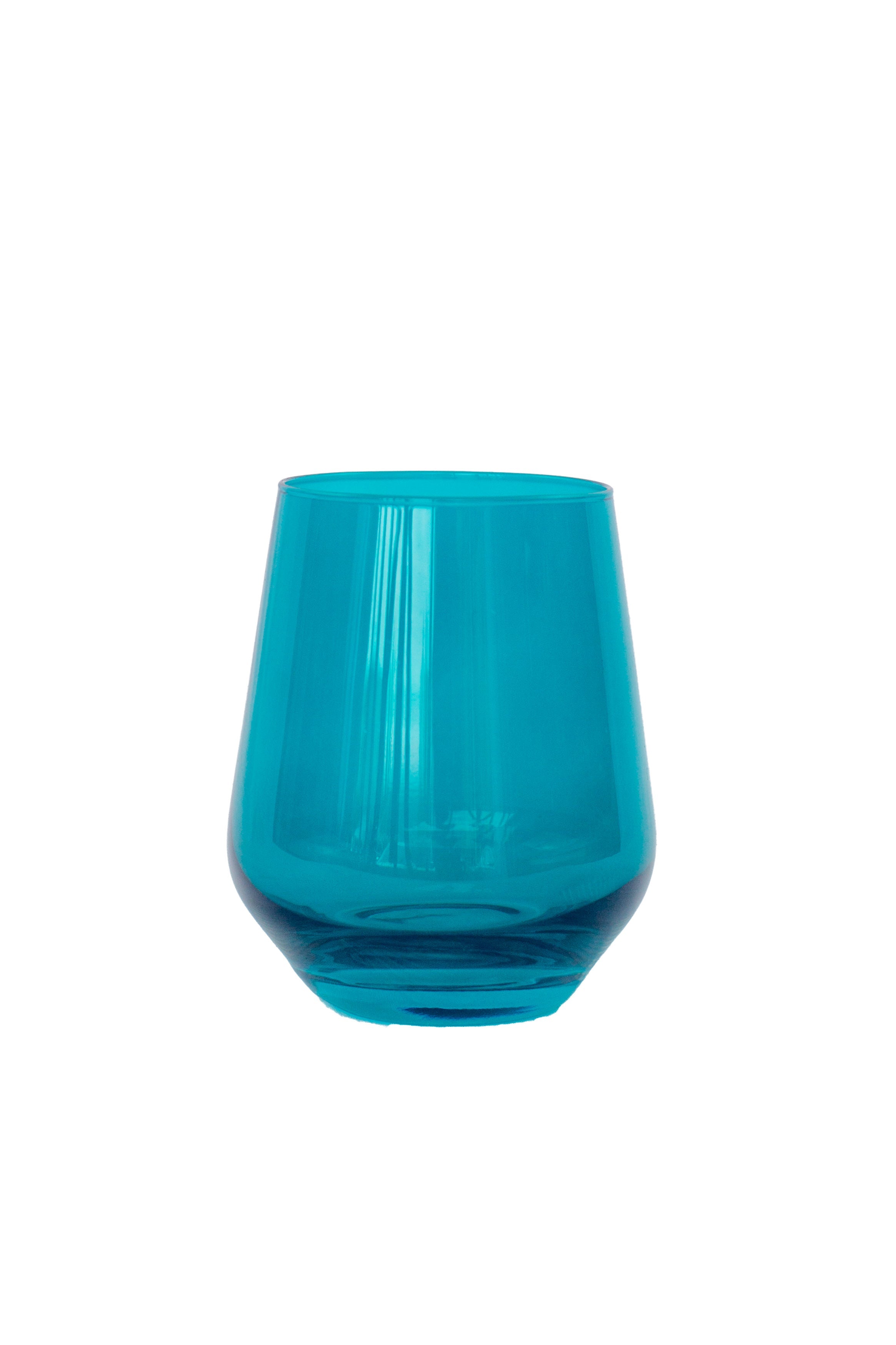 Estelle Colored Glass Estelle Colored Wine Stemless - Set of 6 {Custom Set} - view 16
