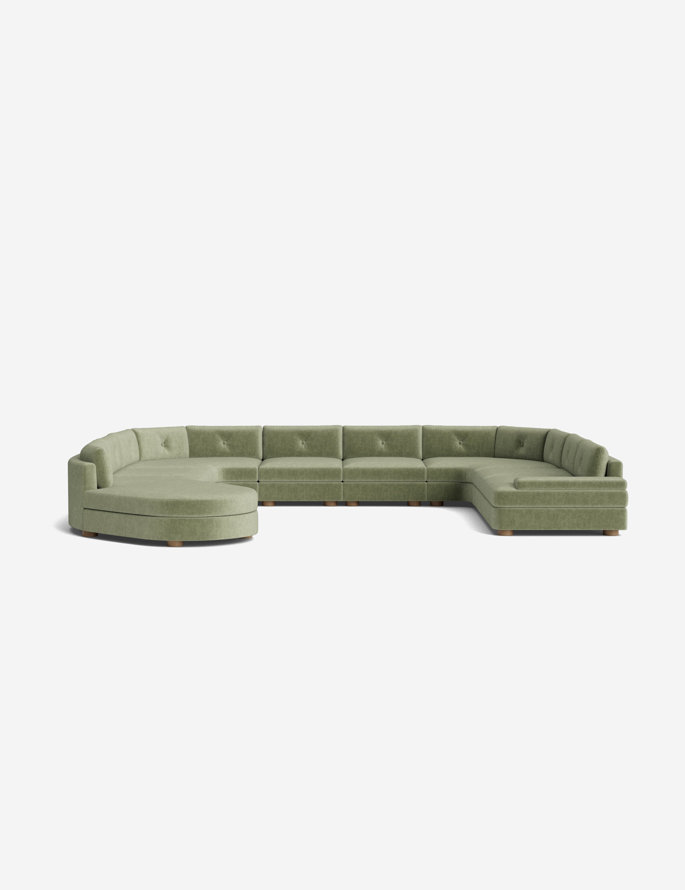 Lulu and Georgia Hill Modular U-Shaped Sectional Sofa - view 24