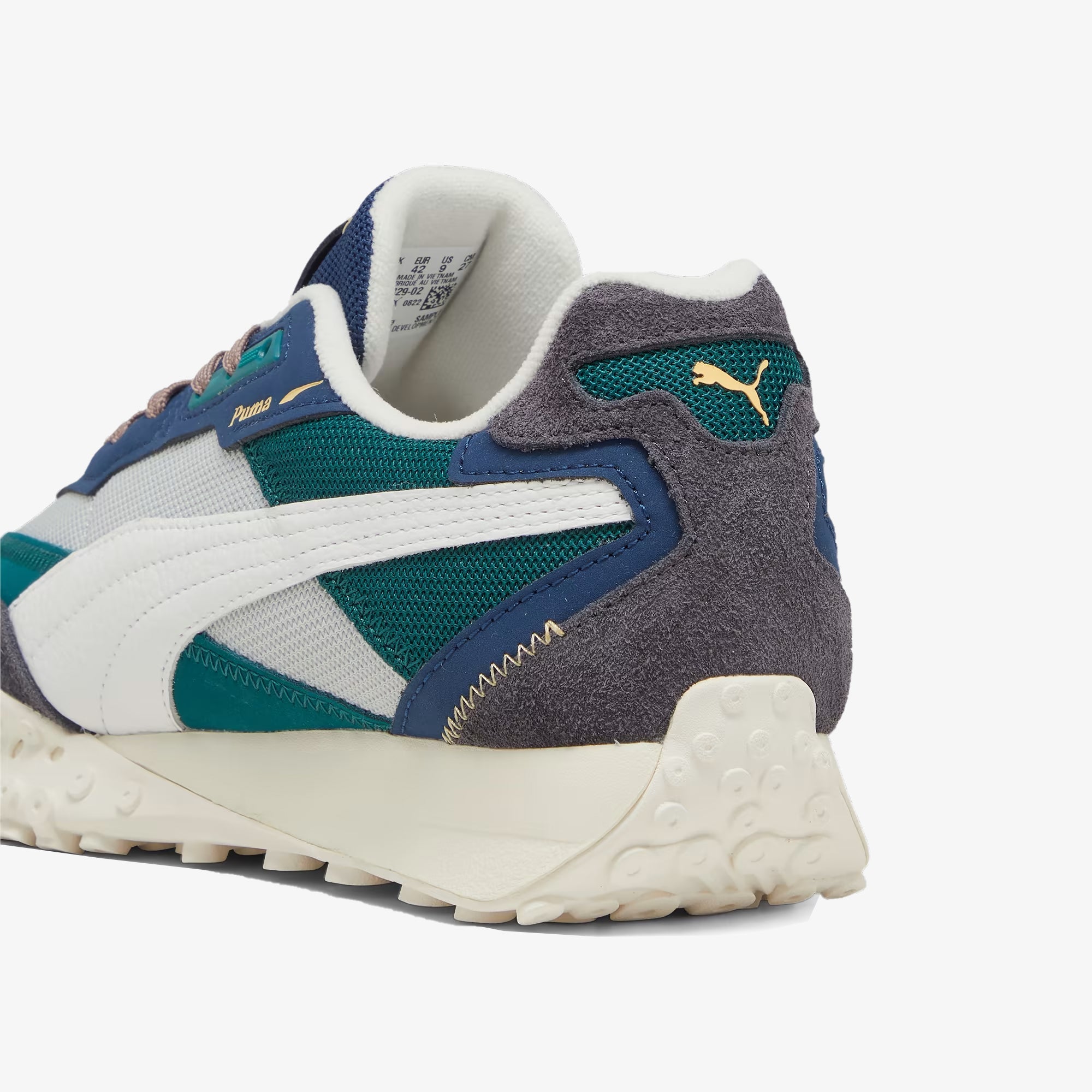 Puma | BLKTOP RIDER PRM { ASH GREY/MALACHITE - view 2