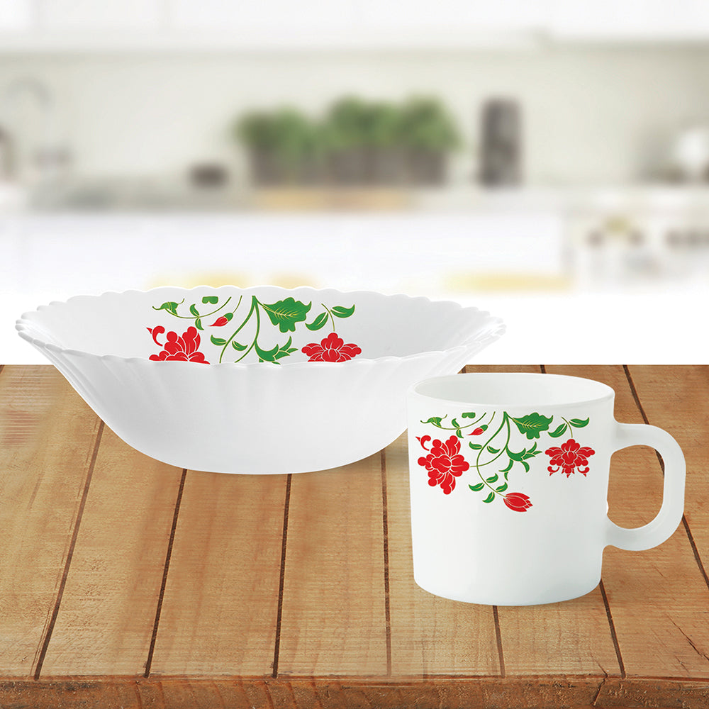 My Borosil Larah by Borosil Hazel Snack Set w Mugs
