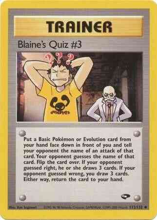Unlimited gym2u-112 non-holo – Pokémon Blaine's Quiz #3 - 112/132 - Uncommon - Unlimited [gym2U-112] [Non-Holo]