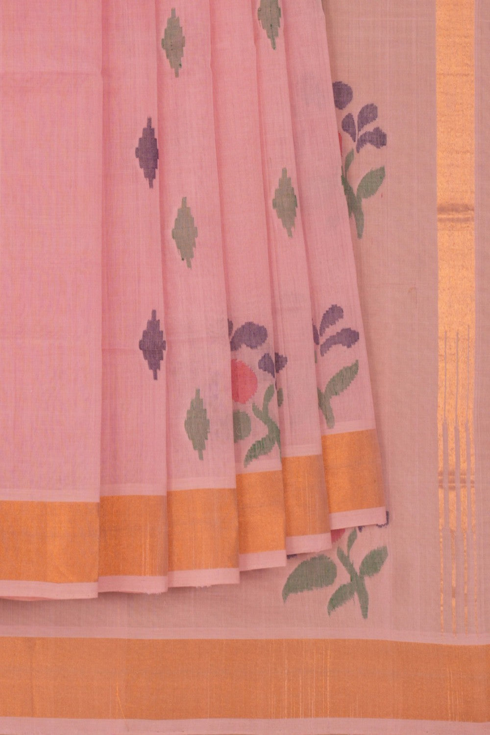 Kalanjali Cotton Jamdani Saree – Women's