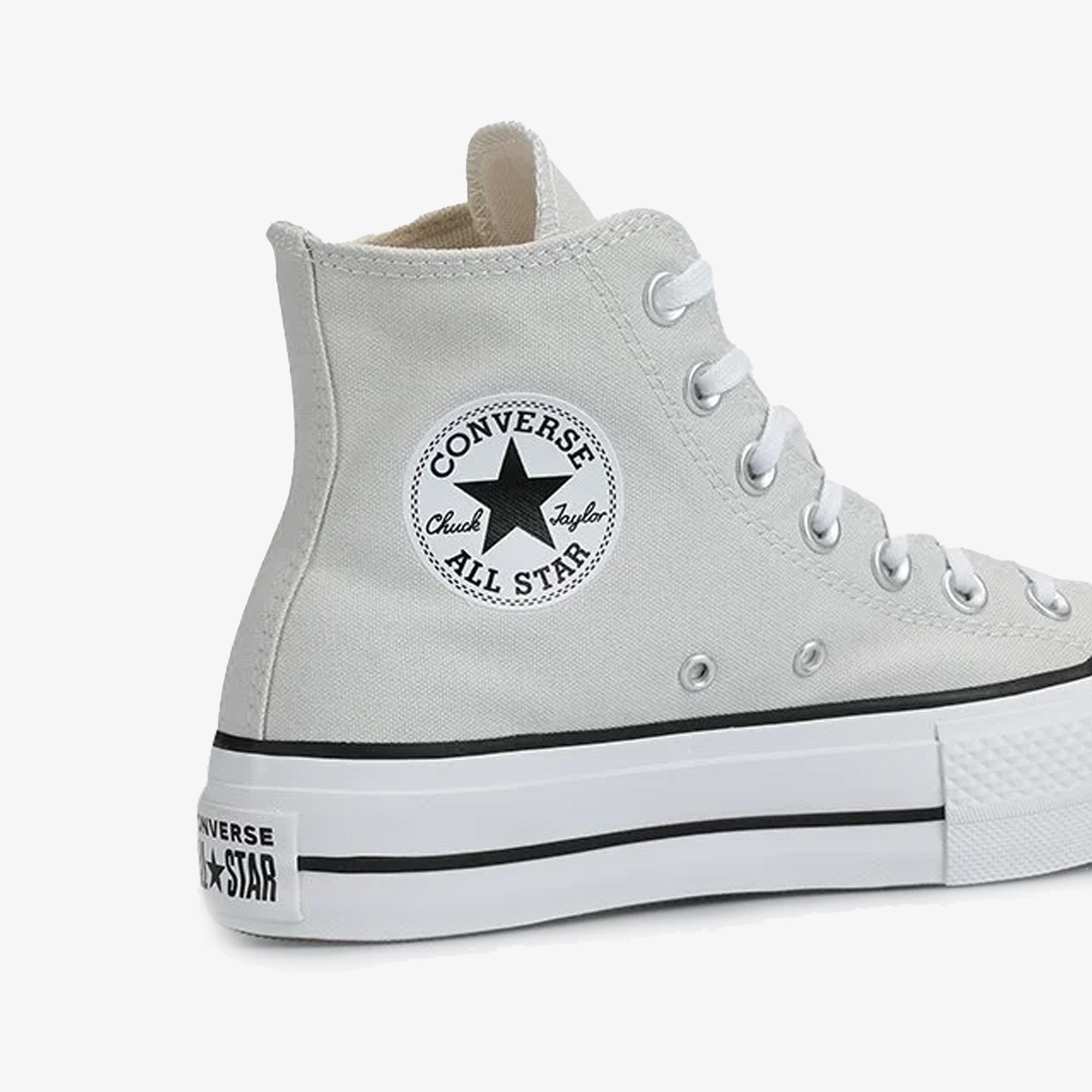 Converse | CHUCK TAYLOR ALL STAR PLATFORM CANVAS { WHITE - view 5