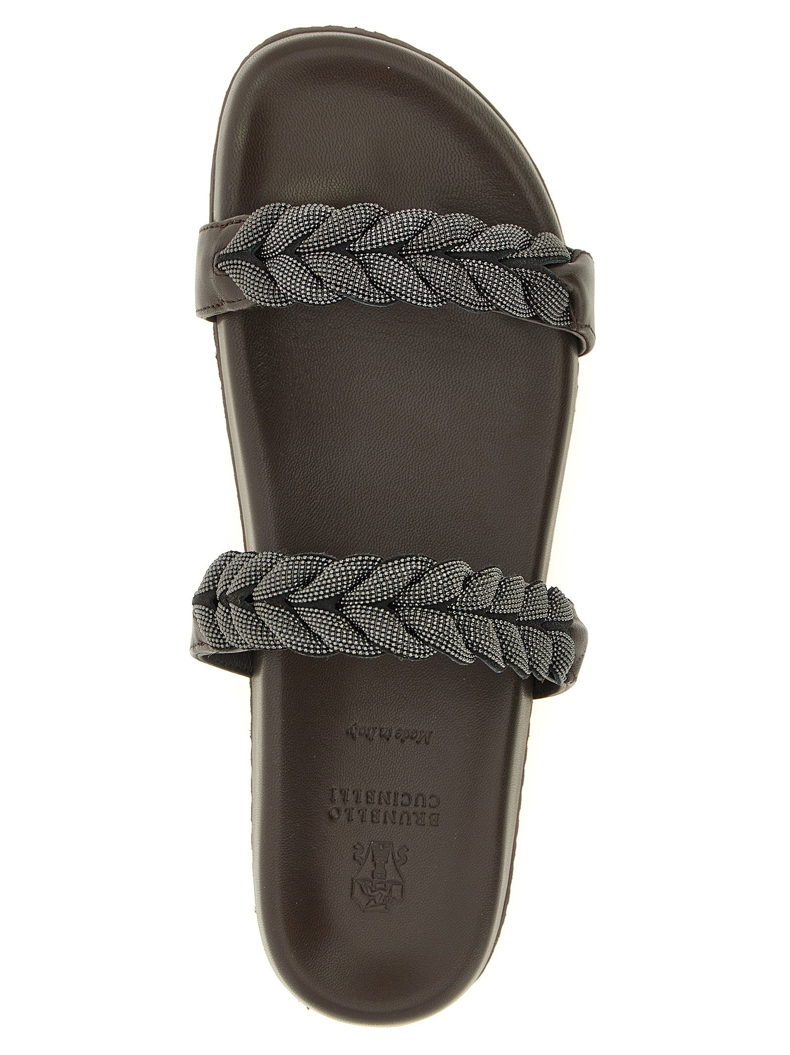 Brunello Cucinelli Precious Braided Straps Sandals - view 4