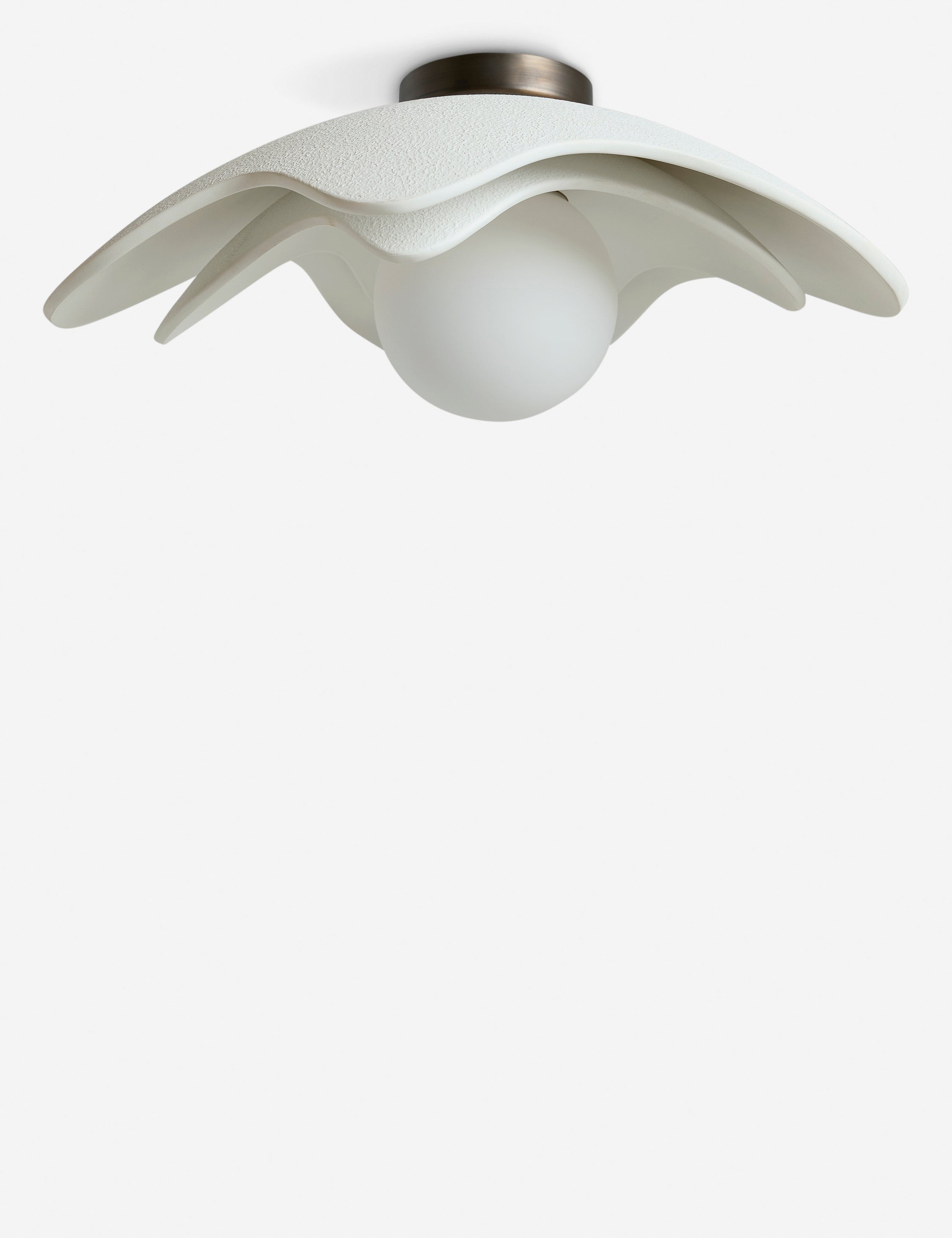 Lulu and Georgia Soft Petal Flush Mount Light by Lolly Lolly Ceramics