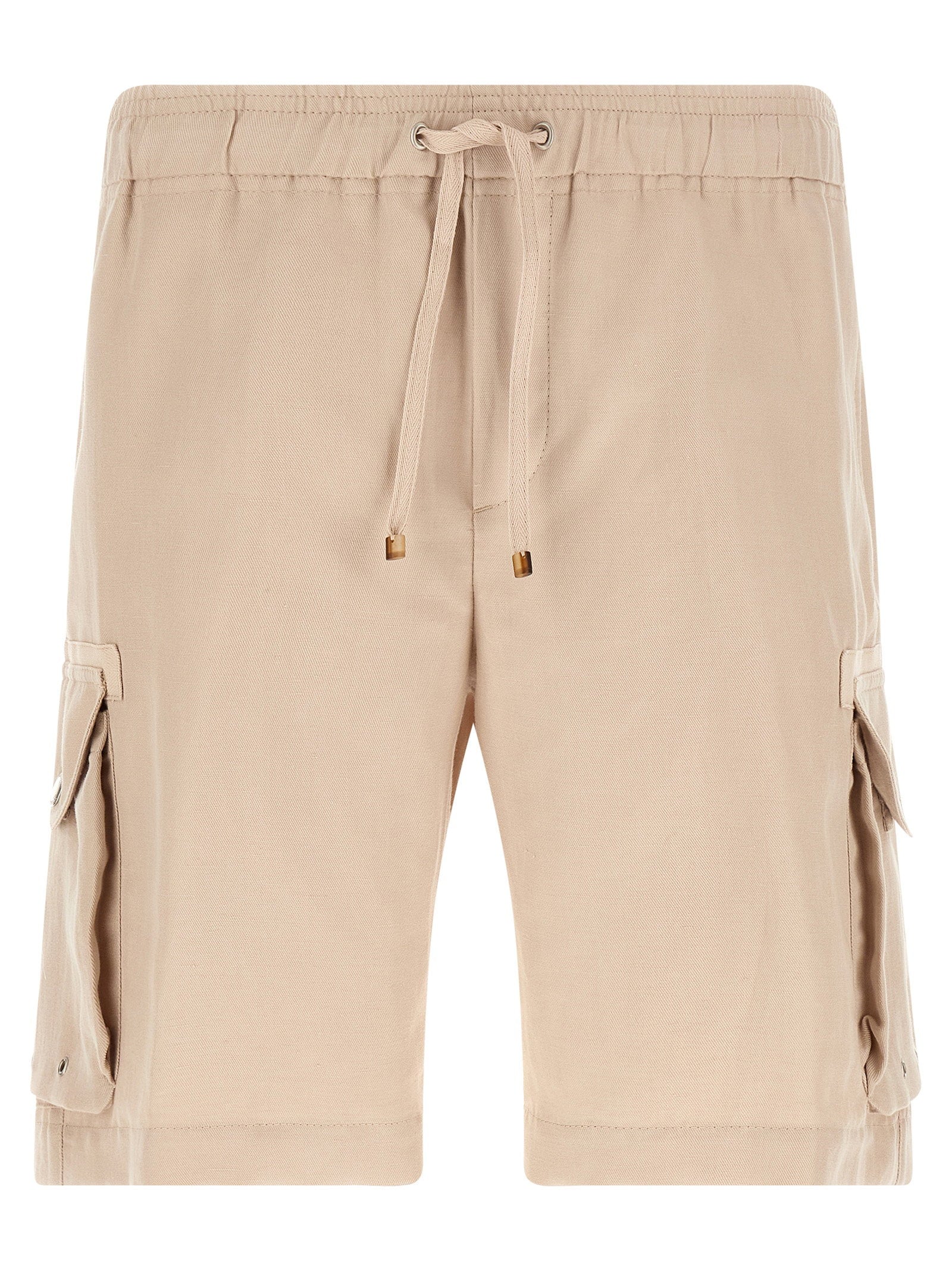 Brunello Cucinelli Cargo Bermuda Shorts – 56% linen, 44% cotton