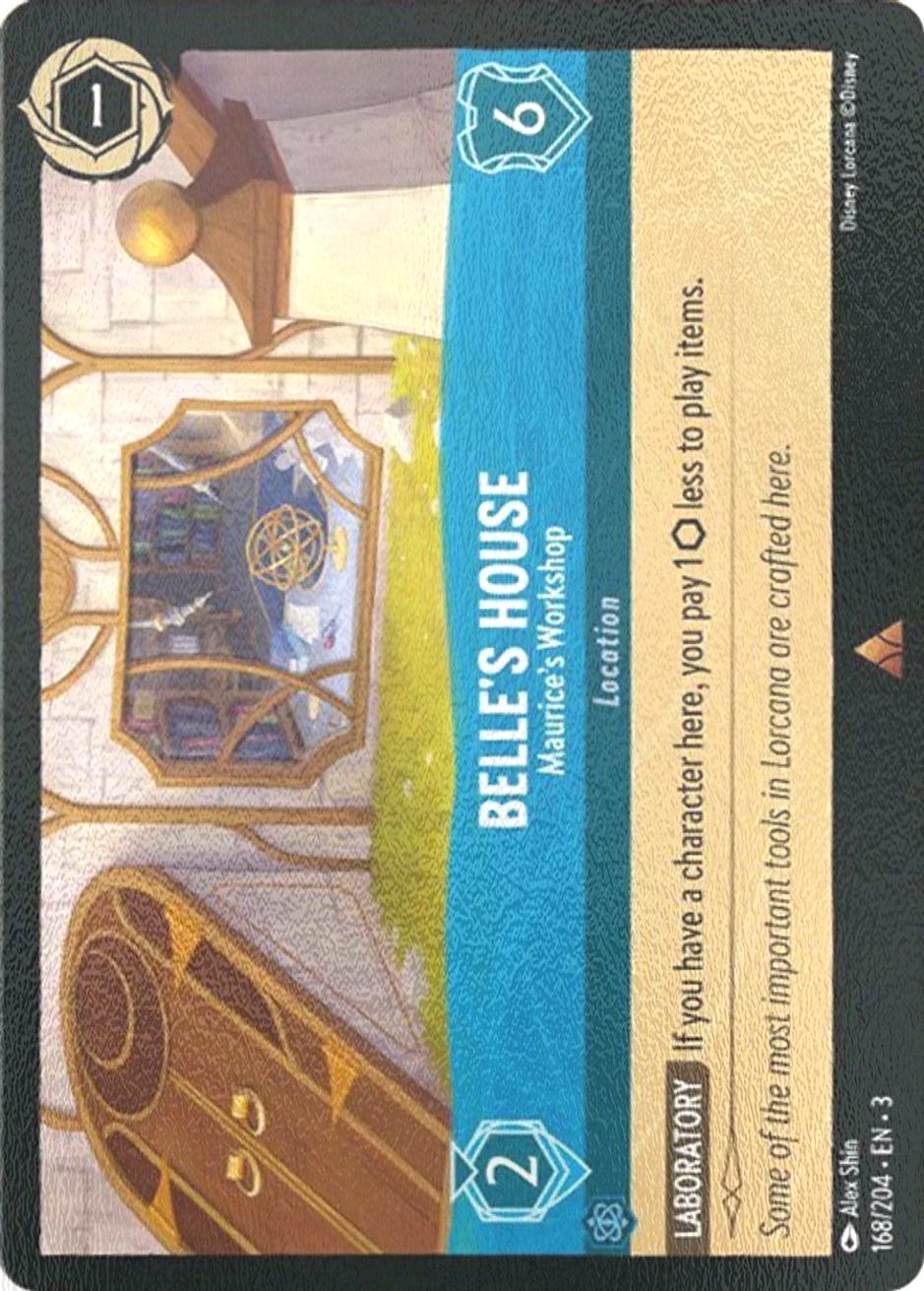 Lorcana Belle's House - Maurice's Workshop - 168/204 [Into the Inklands] [Cold Foil]