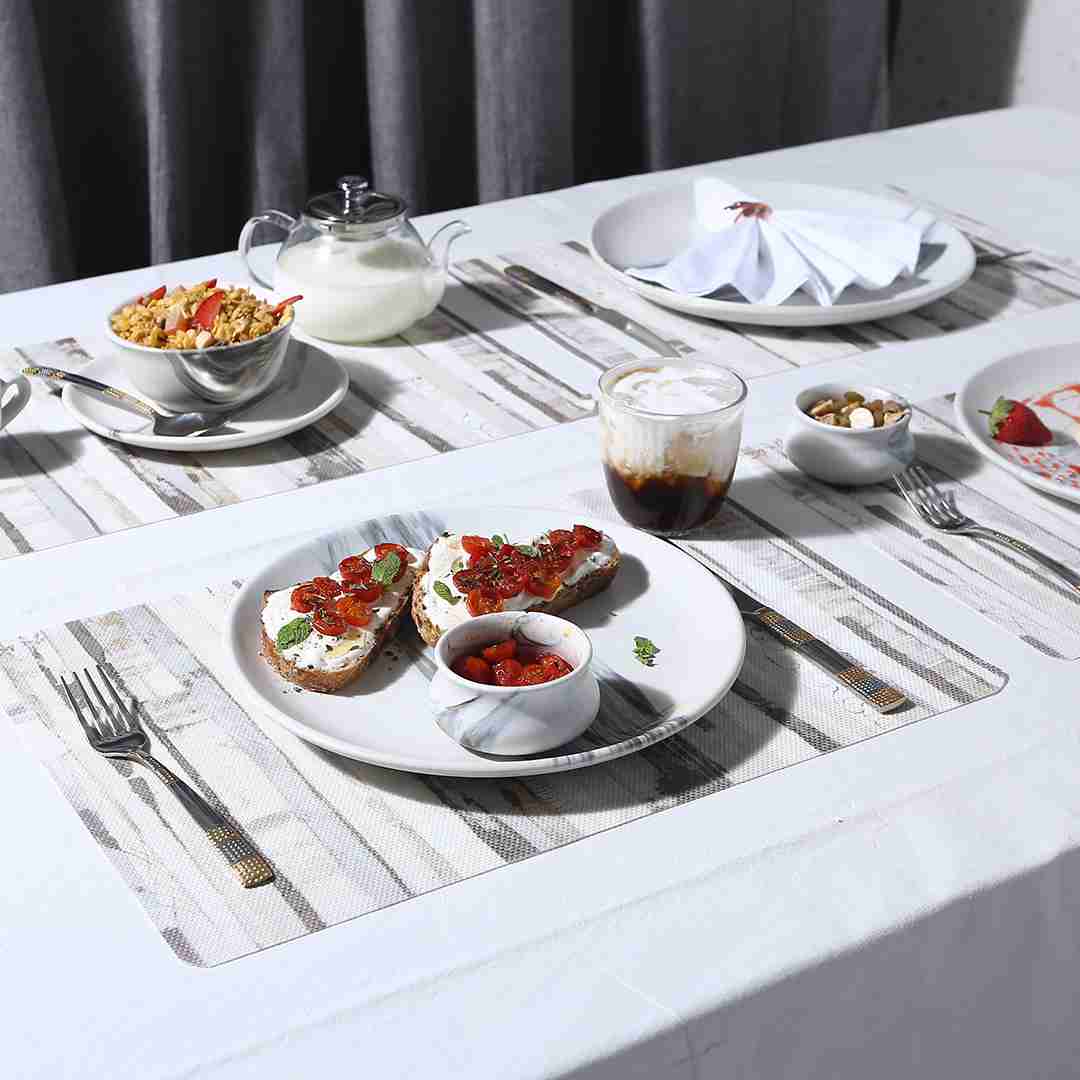 Wonderchef Valentina Printed - Stripes Placemat Set of 6