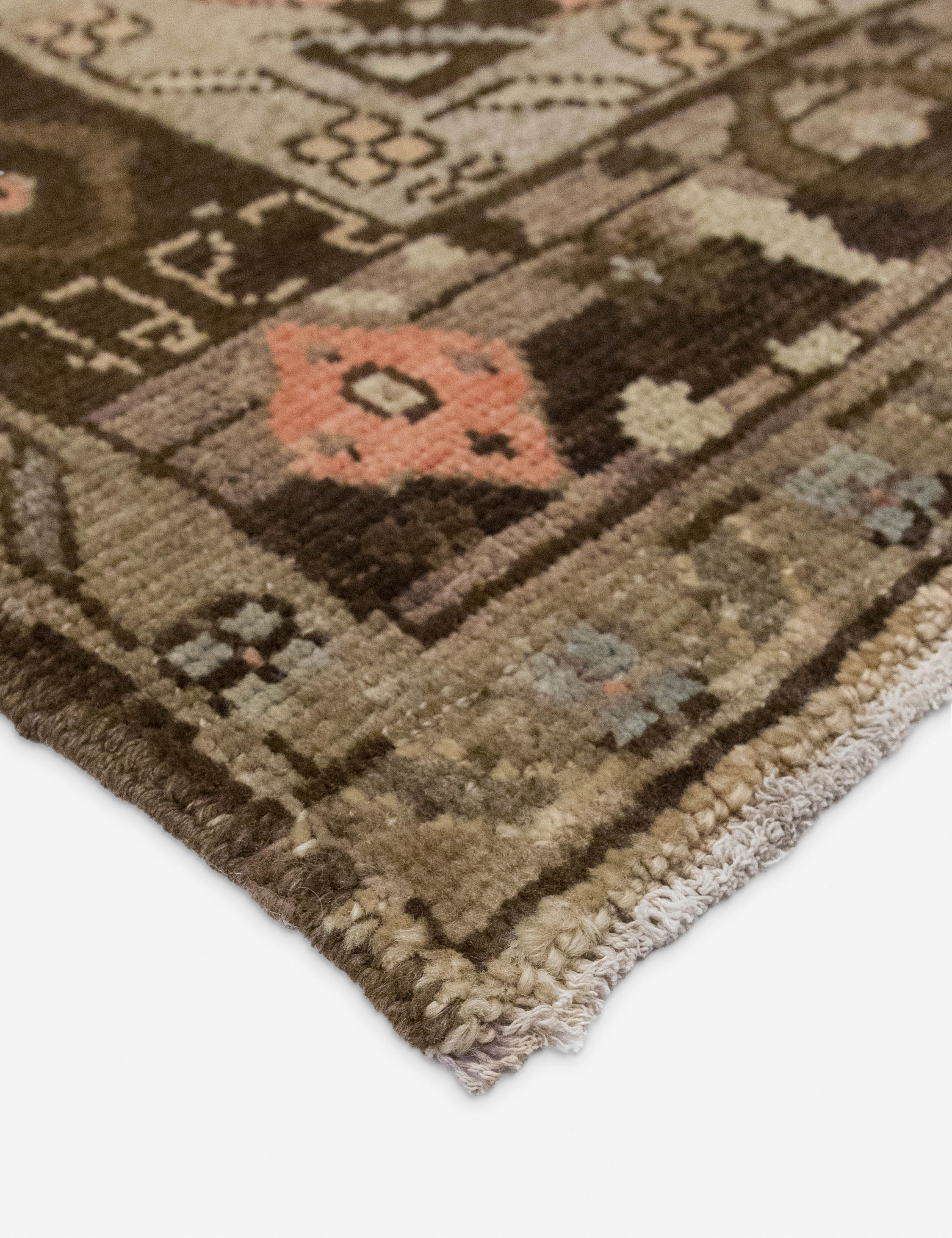 Lulu and Georgia Vintage Turkish Hand-Knotted Wool Rug No. 561, 4'8" x 7'5" - view 2