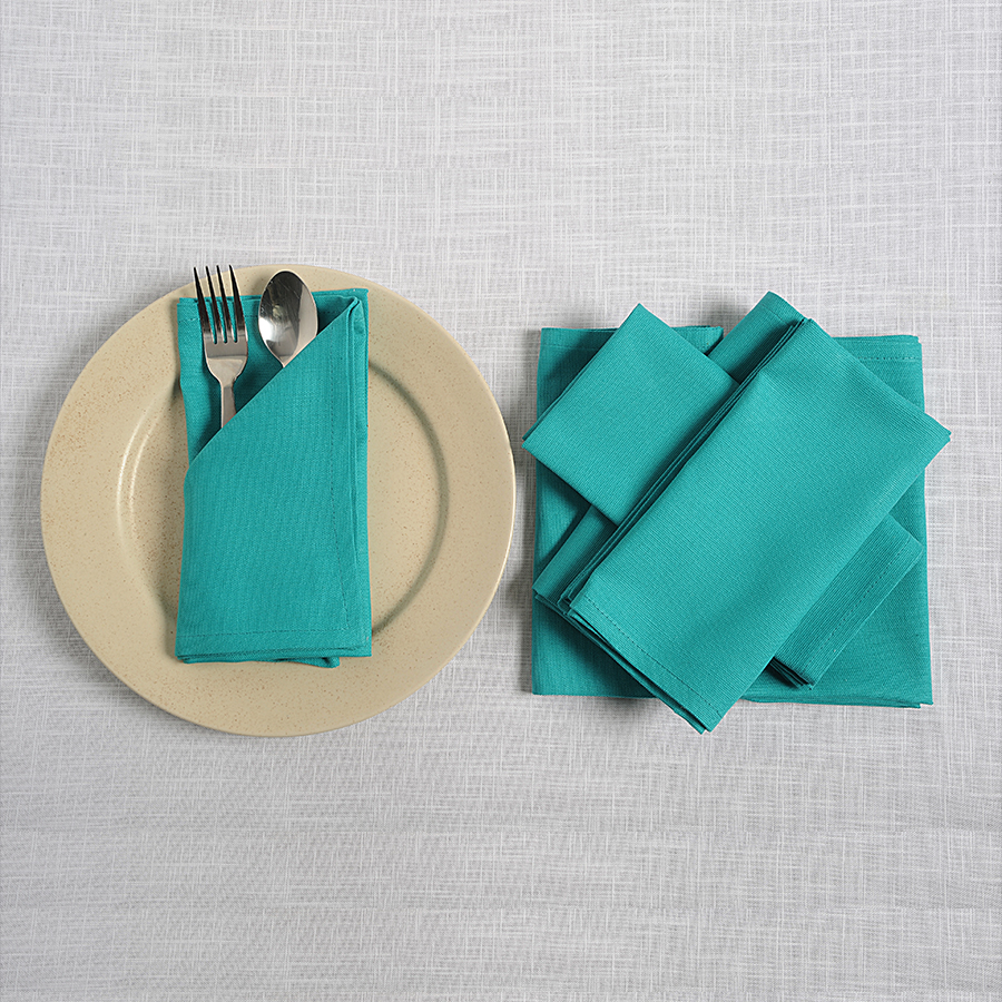 Swayam India Aqua Dinner Napkin Sets - Tn06