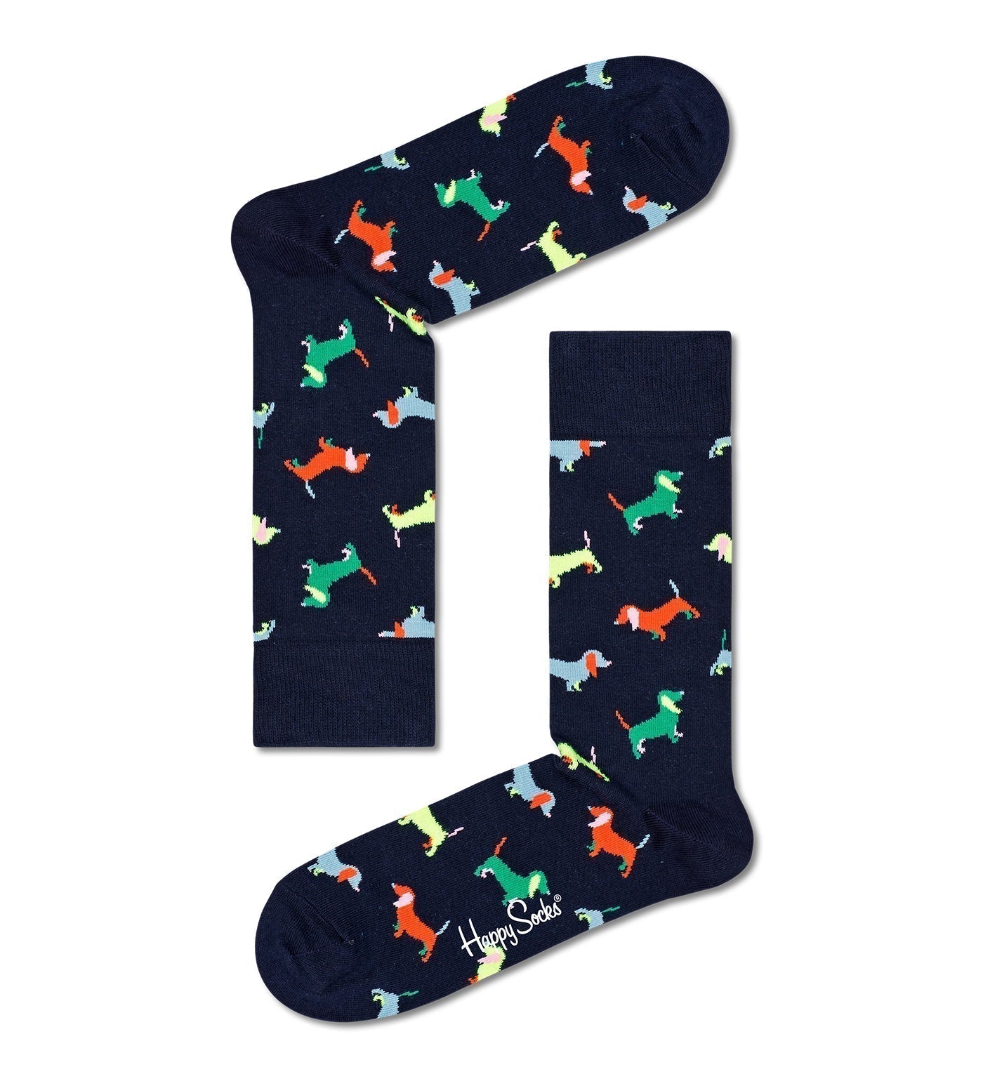 Happy Socks Unisex Puppy Love Crew Length Socks for Women and Men - view 2
