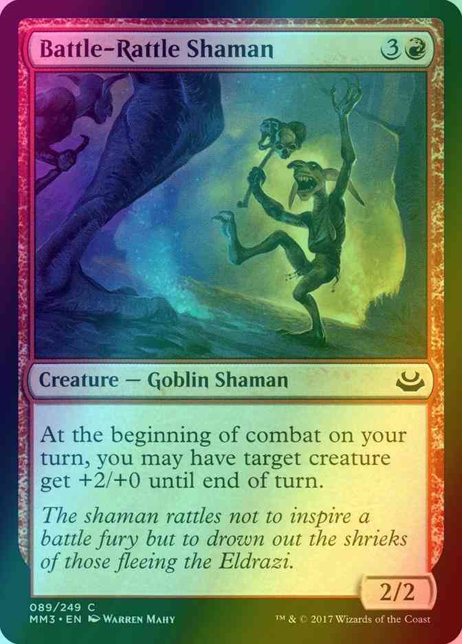 Battle-rattle shaman 89 – Magic Battle-Rattle Shaman [89] [Modern Masters 2017] [Foil]