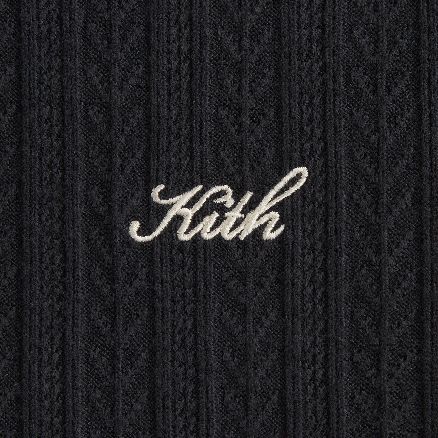 Kith Women Brier II Pointelle Turtleneck - Black - view 4