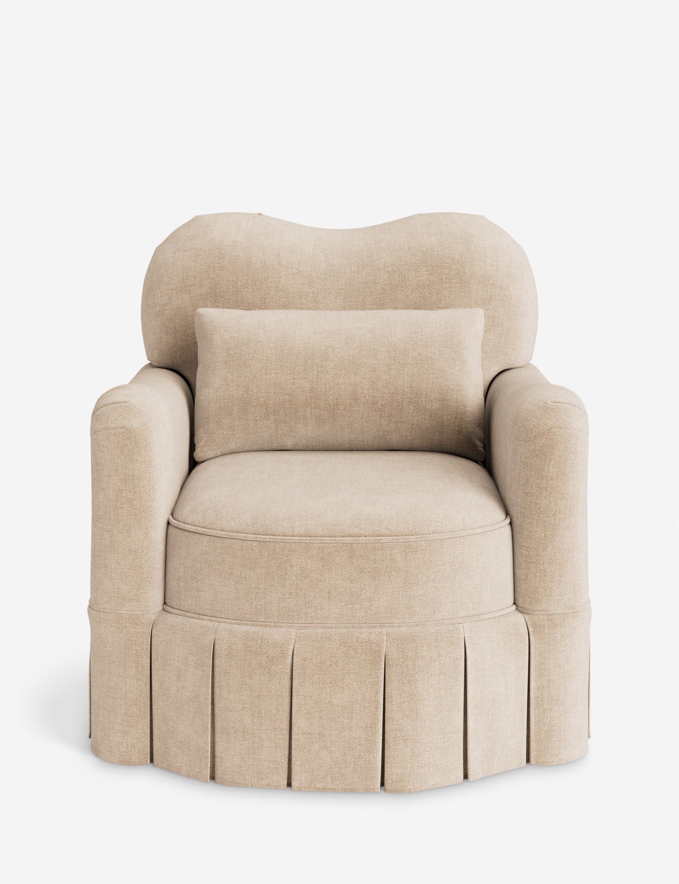 Lulu and Georgia Middleton Skirted Accent Chair by Ginny Macdonald - view 32