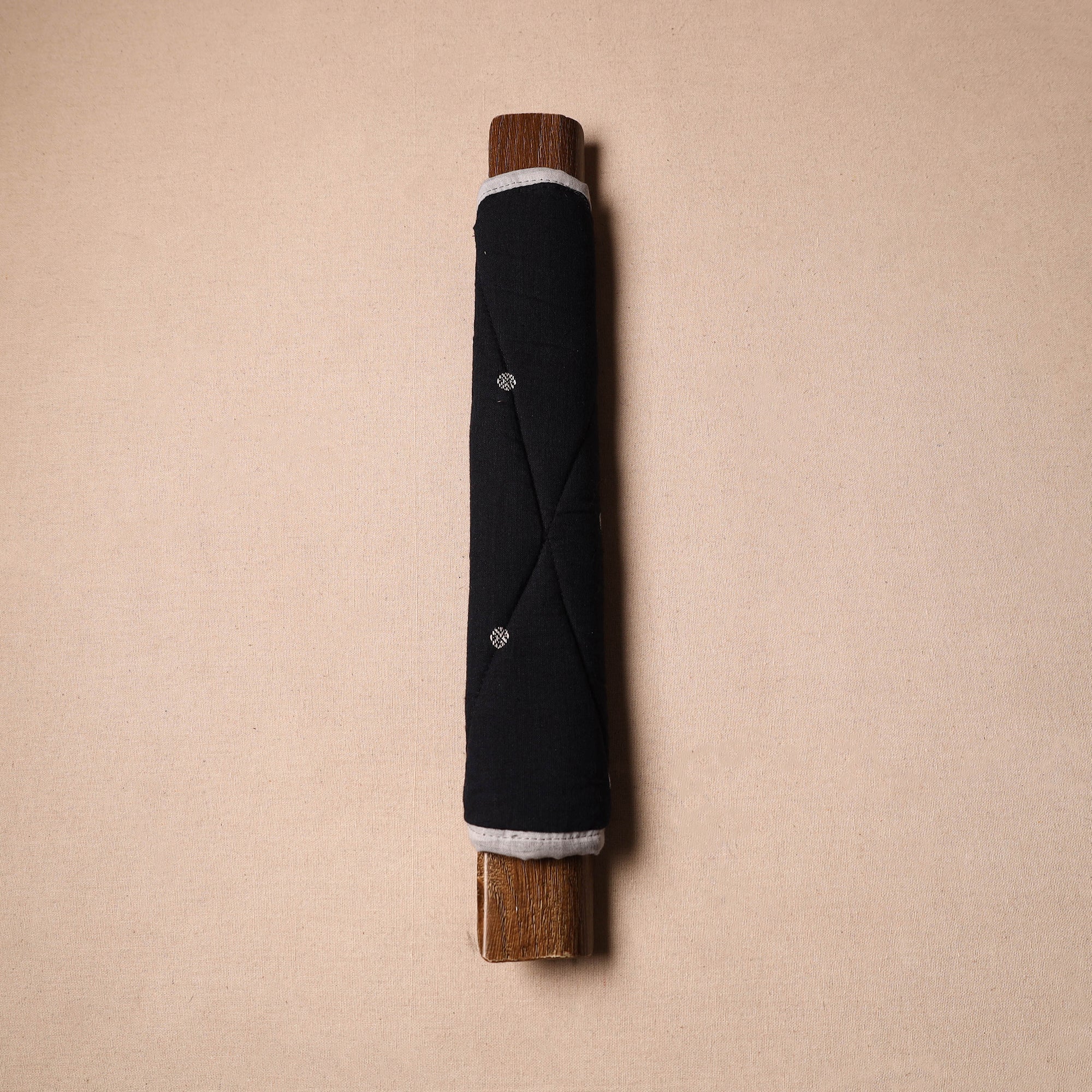 JALPARI Black - Handmade Cotton Fridge Handle Cover 82