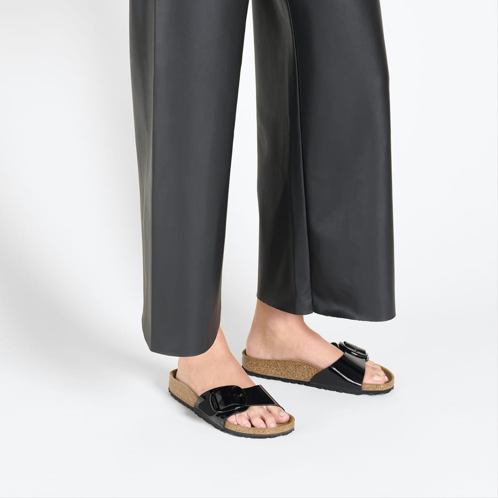 Birkenstock Madrid Big Buckle Birko-Flor Patent - view 6