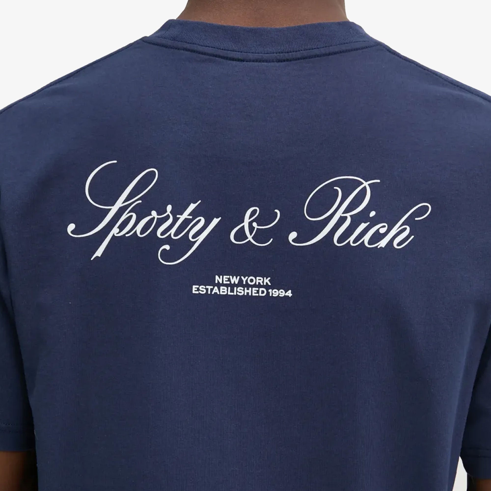Sporty & Rich | Vendome Resort T-shirt { Navy - view 4