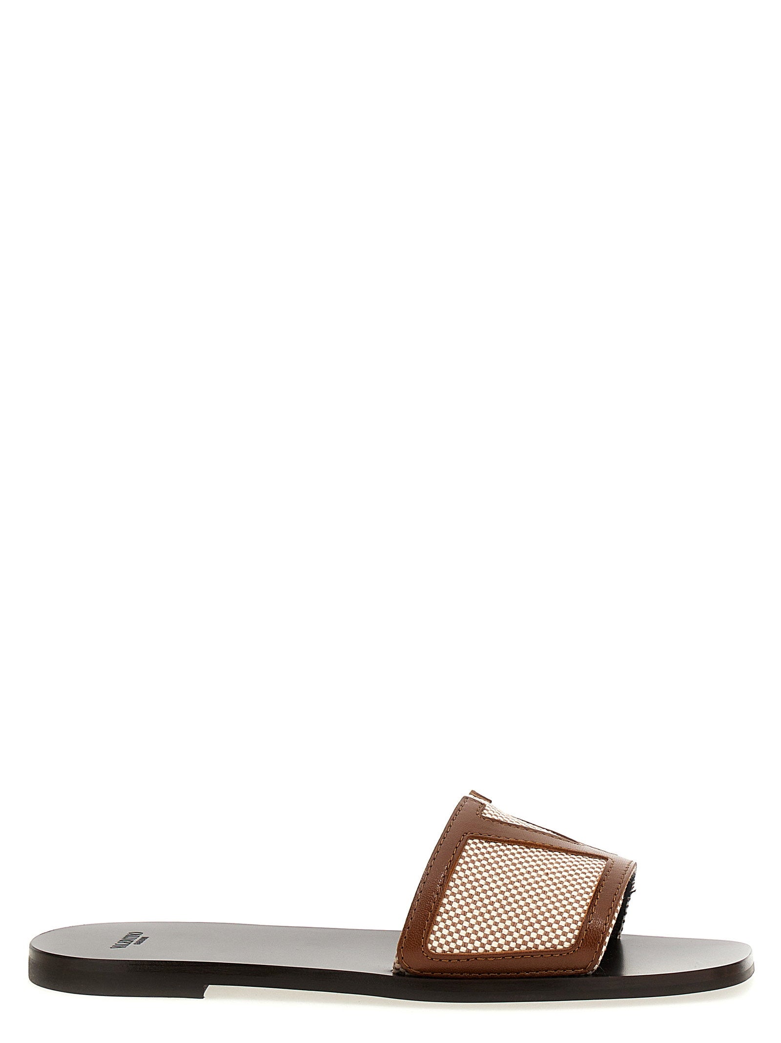 Valentino Garavani Vlogo Sandals – 100% cotton