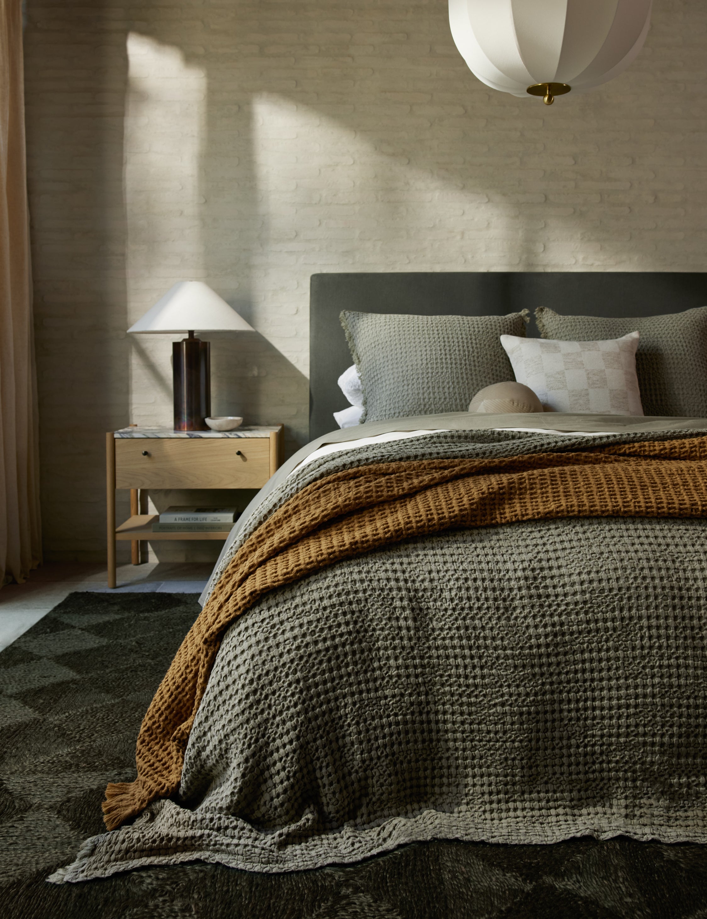 Lulu and Georgia Lenora Textured Cotton Linen Sham - view 10