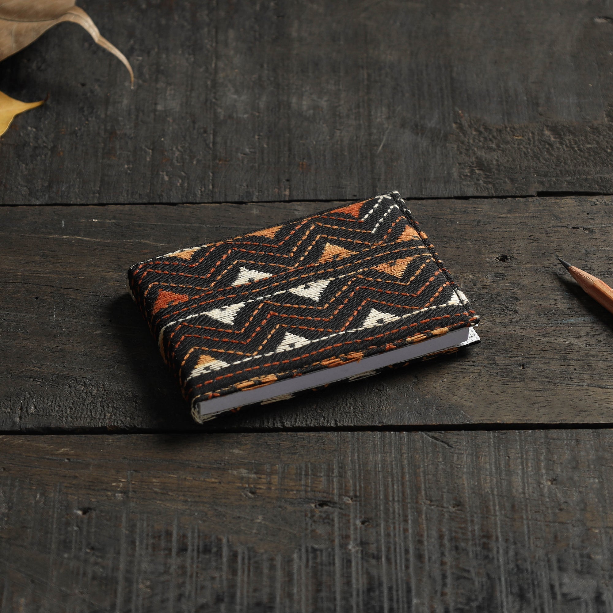 ASALKAAR Bengal Kantha Work Handcrafted Notepad (4 x 3 in)